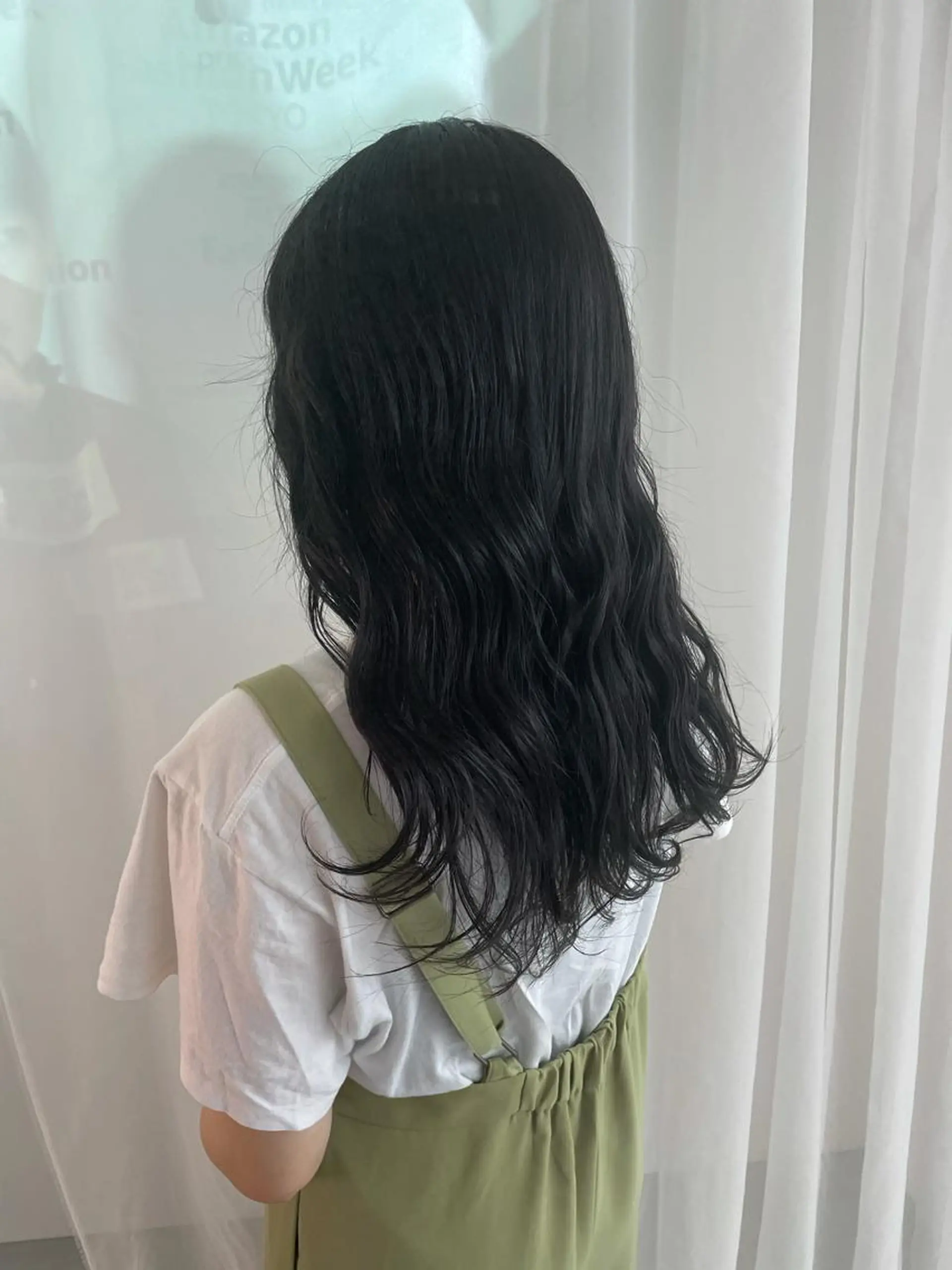 ロング カラー ヘアカラー トリートメント アオキ リノのヘアスタイル