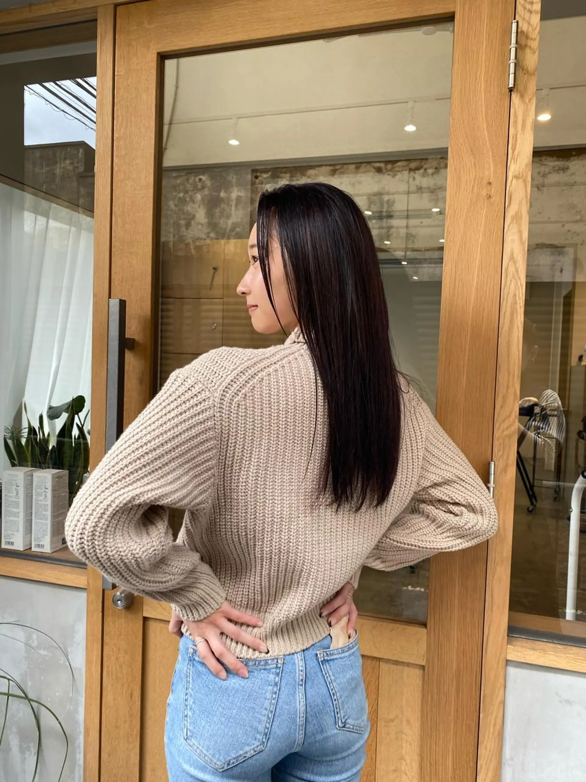 セミロング カラー ヘアアレンジ マツエク・マツパ shoji༄ mikuのヘアスタイル