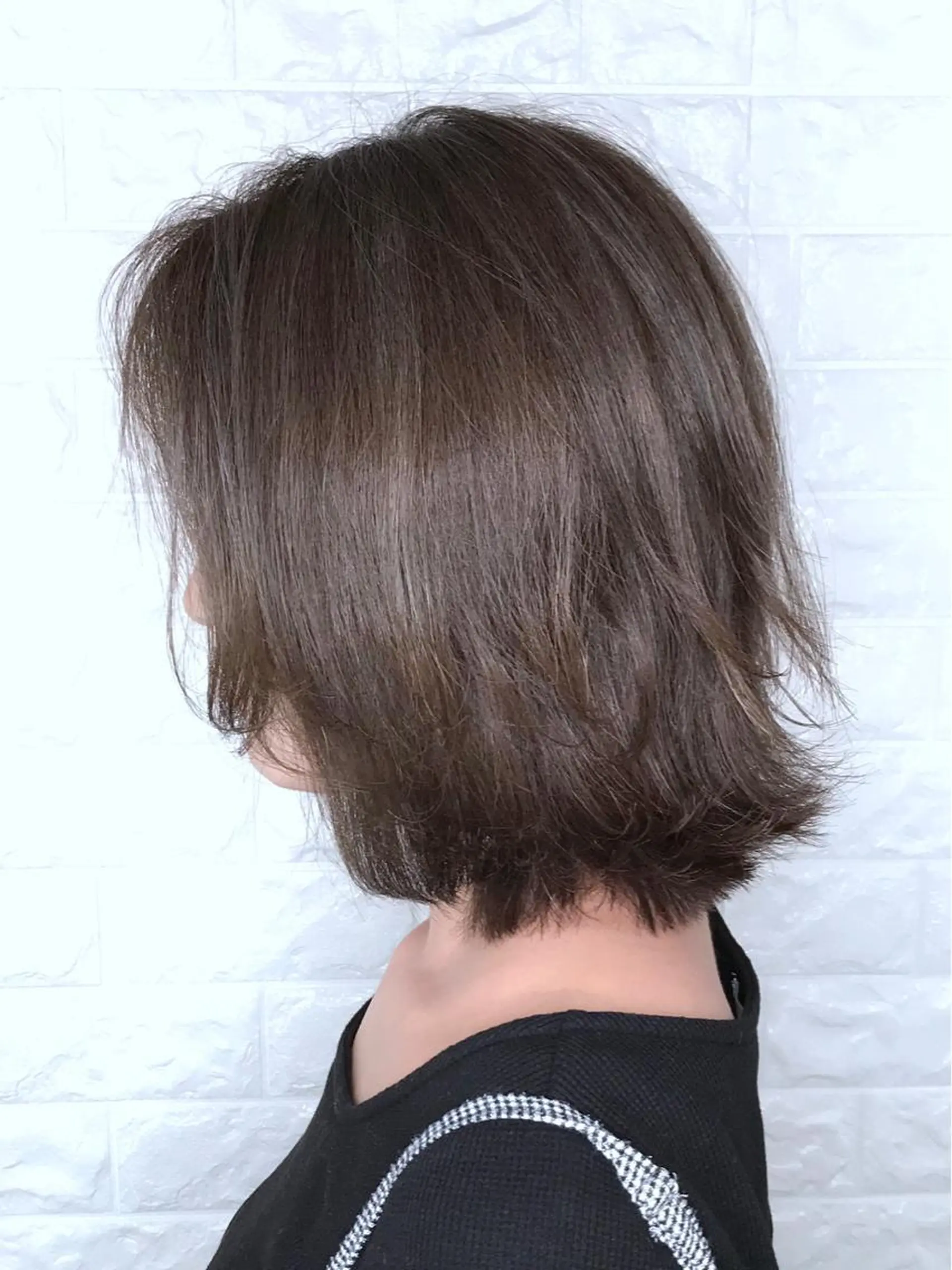 ミディアム カラー イルミナカラー エイジングケア特化 美容師✂️山崎竜二のヘアスタイル