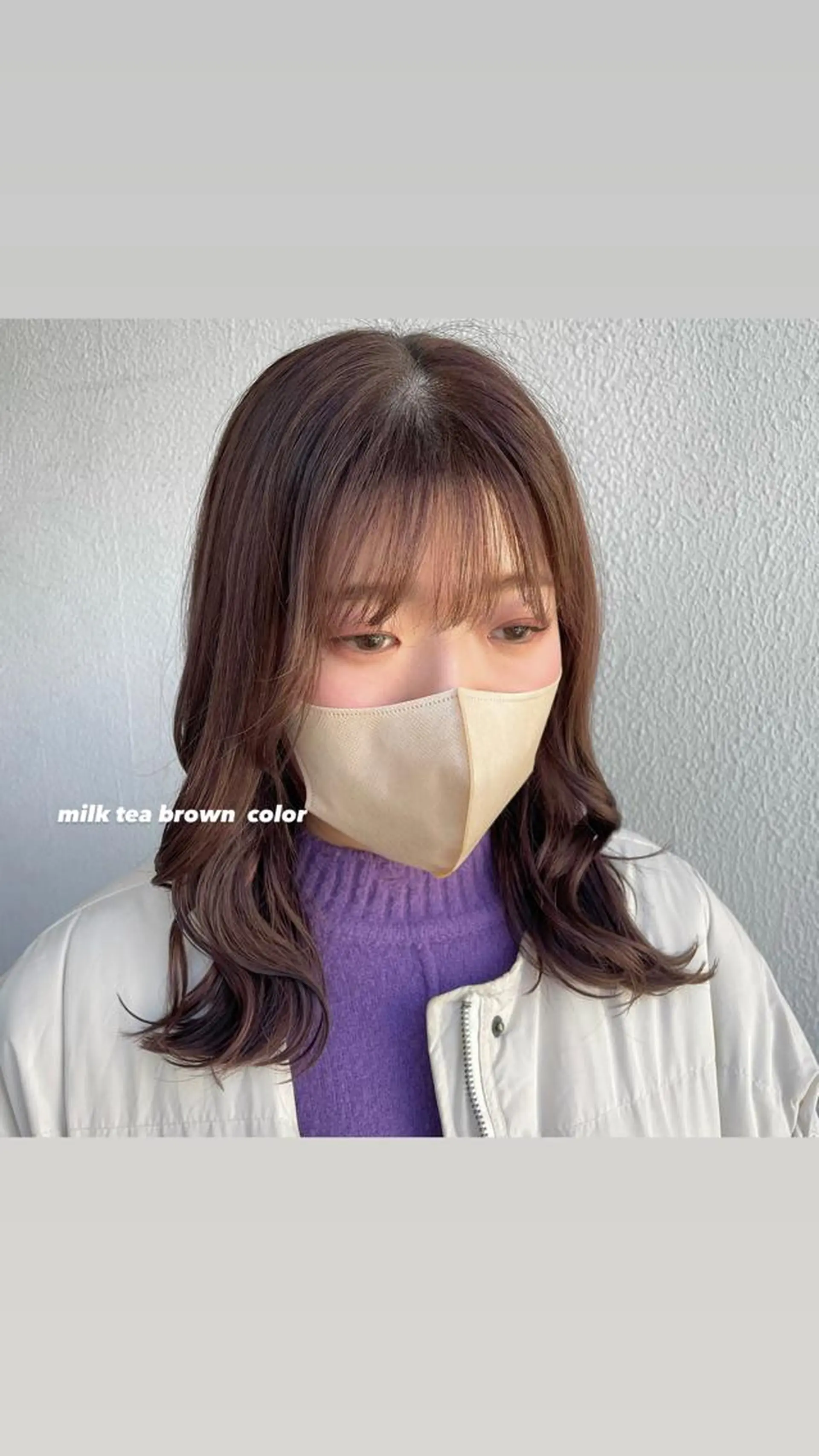 セミロング カラー パーマ ヘアアレンジ メンズ ネイル マツエク・マツパ アイブロウ 透明感カラー・レイヤ ー🎀amika🎀のヘアスタイル