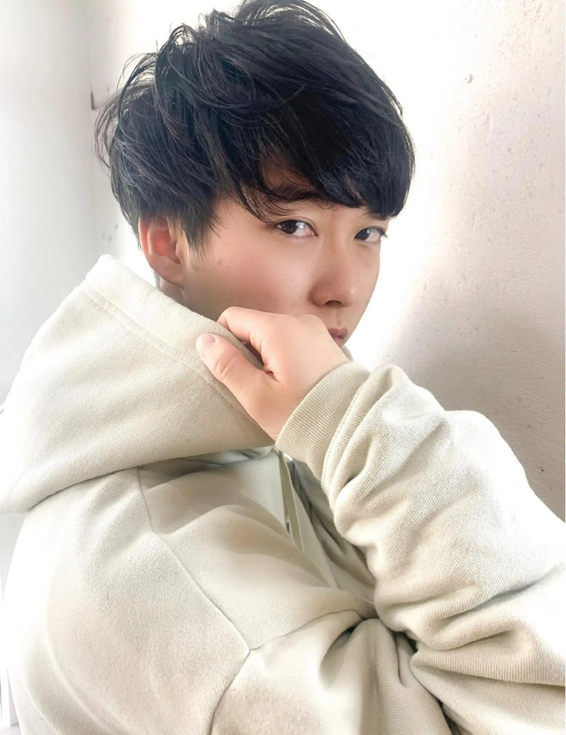 メンズ カット パーマ ショート✨ボブ✨代表 新田見美仁のヘアスタイル