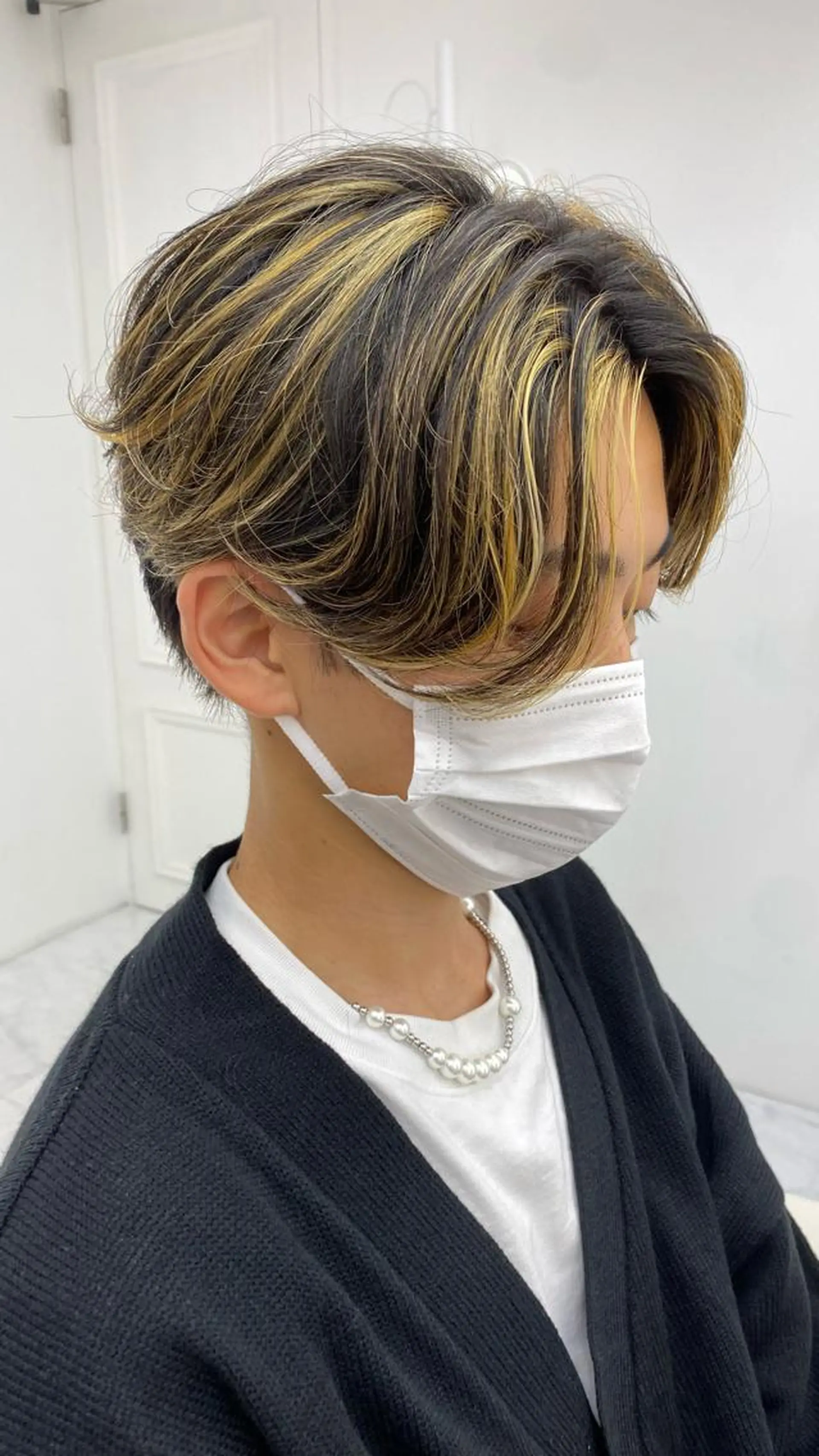 カラー メンズ メンズハイライト ハイライトカラー ヘアカラー 🔥メンズ特化🔥 永瀬椋のヘアスタイル