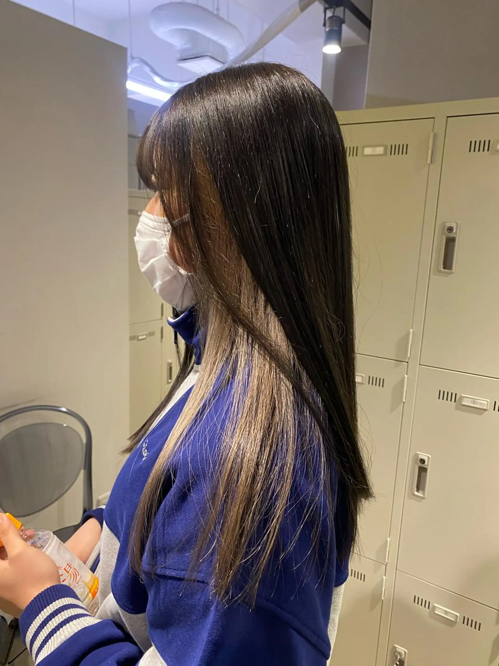 ミディアム カラー ヘアカラー トリートメント ヘアセット 韓国/トレンド レイヤー【101】のヘアスタイル