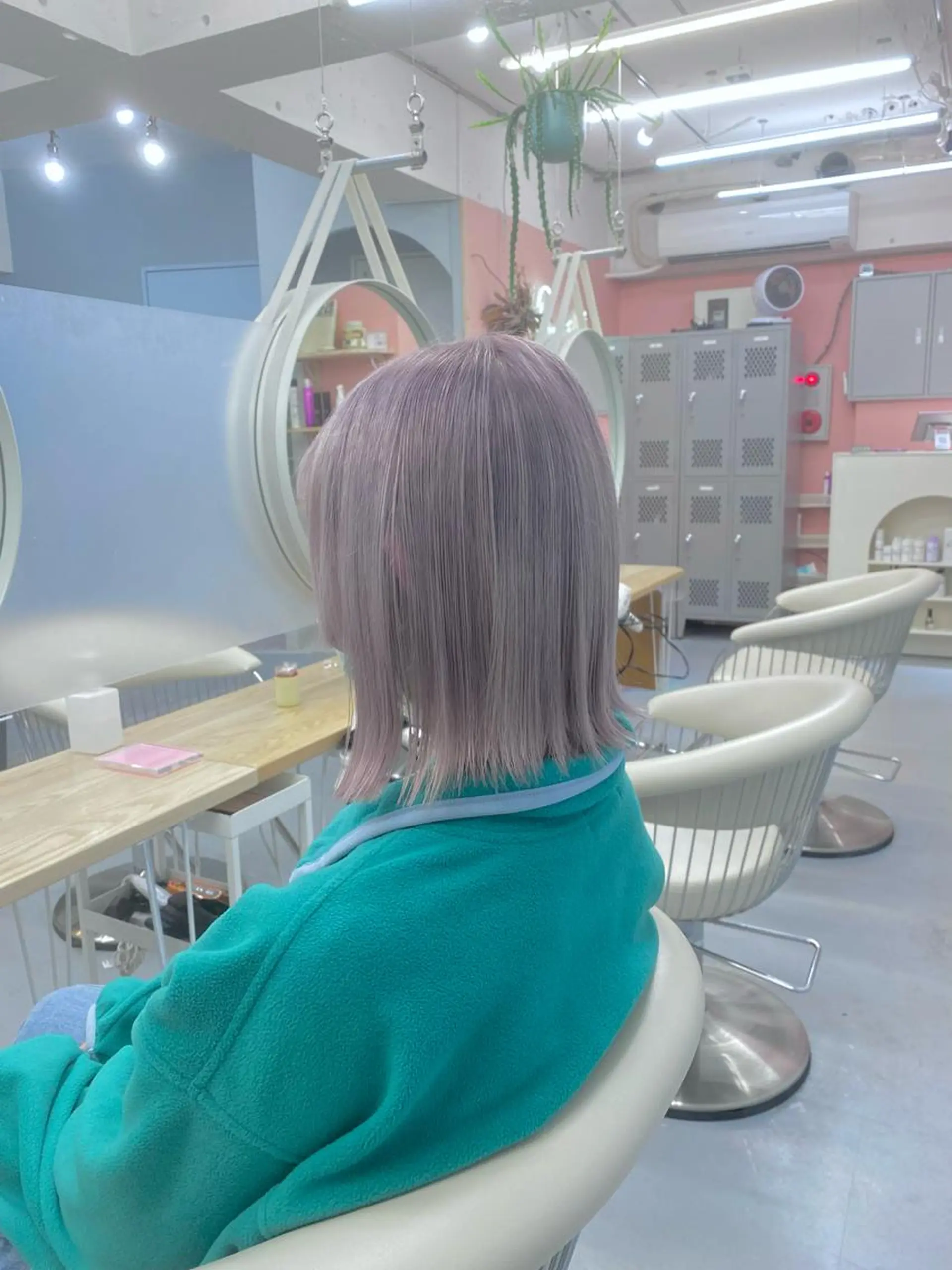 ロング カラー メンズ ケアブリーチ/ツヤ髪 /ハイトーン/西村のヘアスタイル