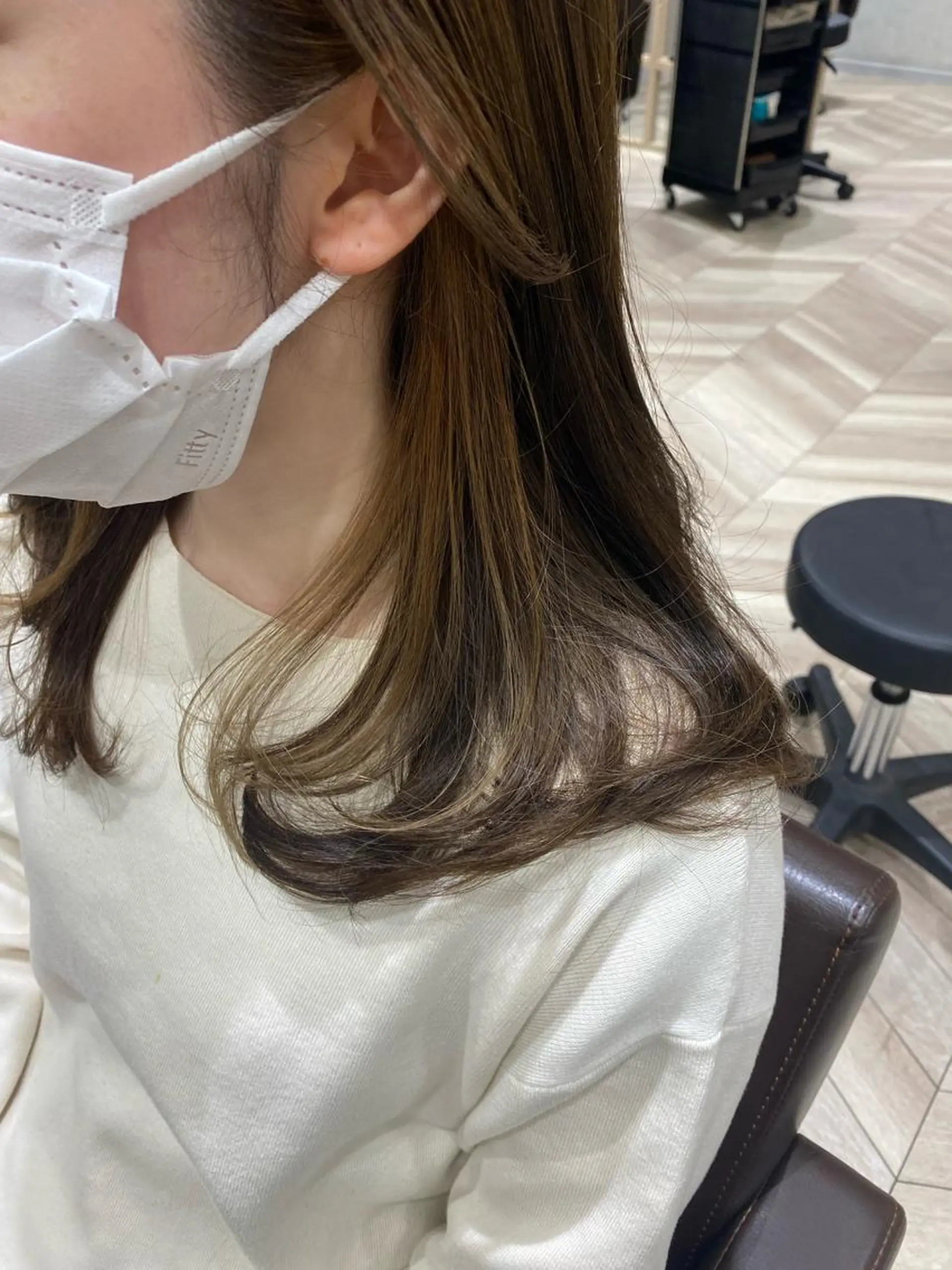 セミロング ヘアカラー トリートメント 【髪質改善特化】 ✂︎ jun ✂︎のヘアスタイル