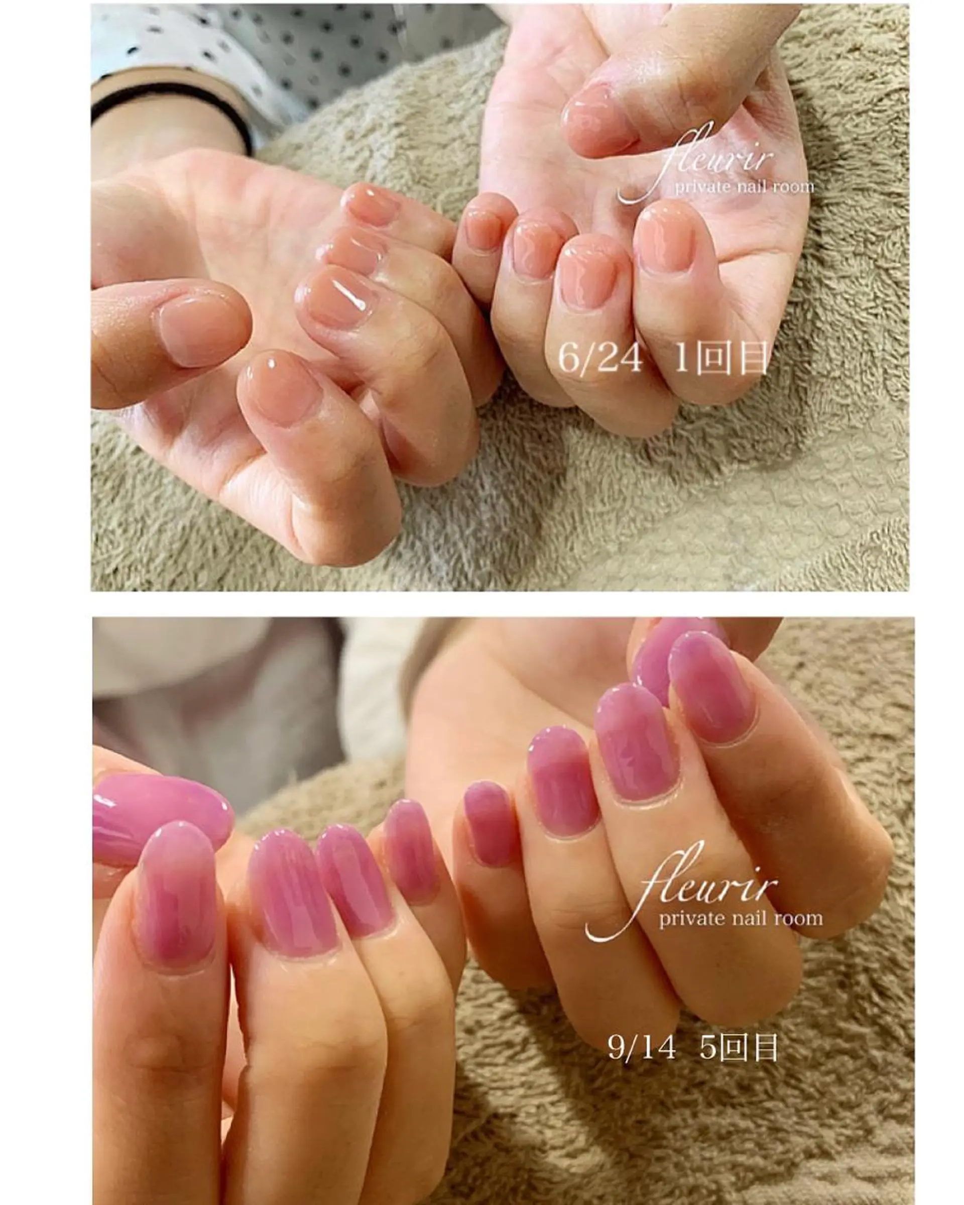 ネイル ハンドネイル フルリール 【プライベートサロンのネイルデザイン