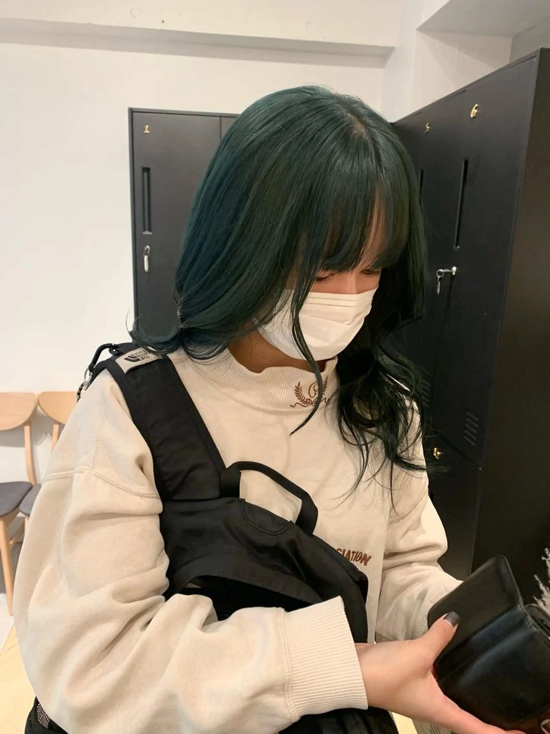 セミロング ヘアカラー ラフパーマ/ボブ/ 似合わせヘア/ショウのヘアスタイル