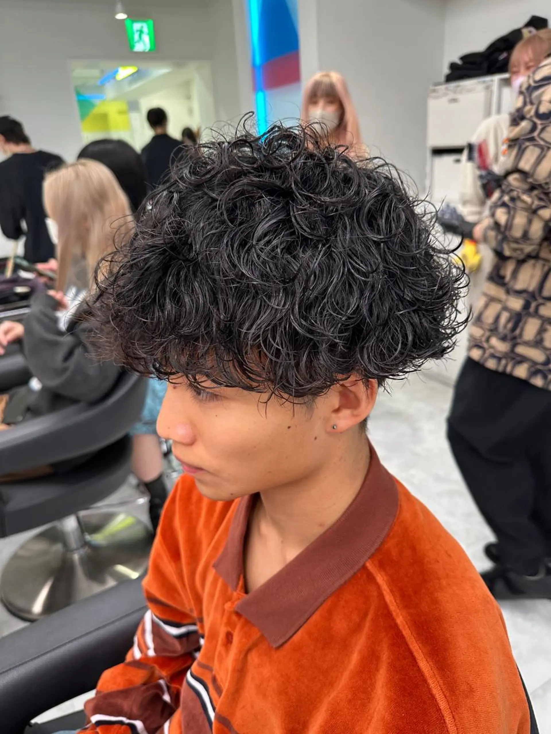 ショート カラー パーマ メンズ 【メンズサロン】 BLUCK 横浜のヘアスタイル