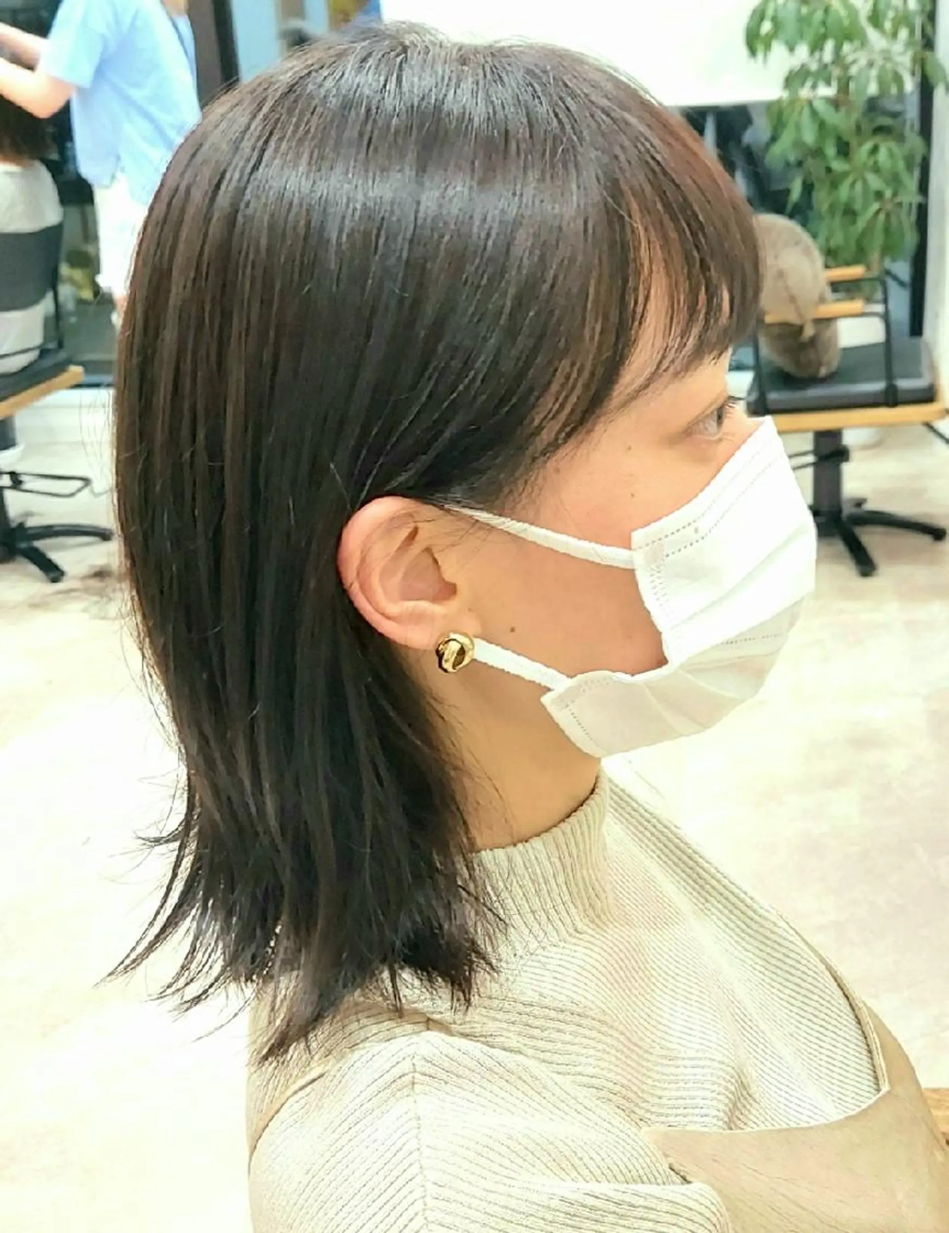 セミロング アッシュ 大橋 弘一のヘアスタイル