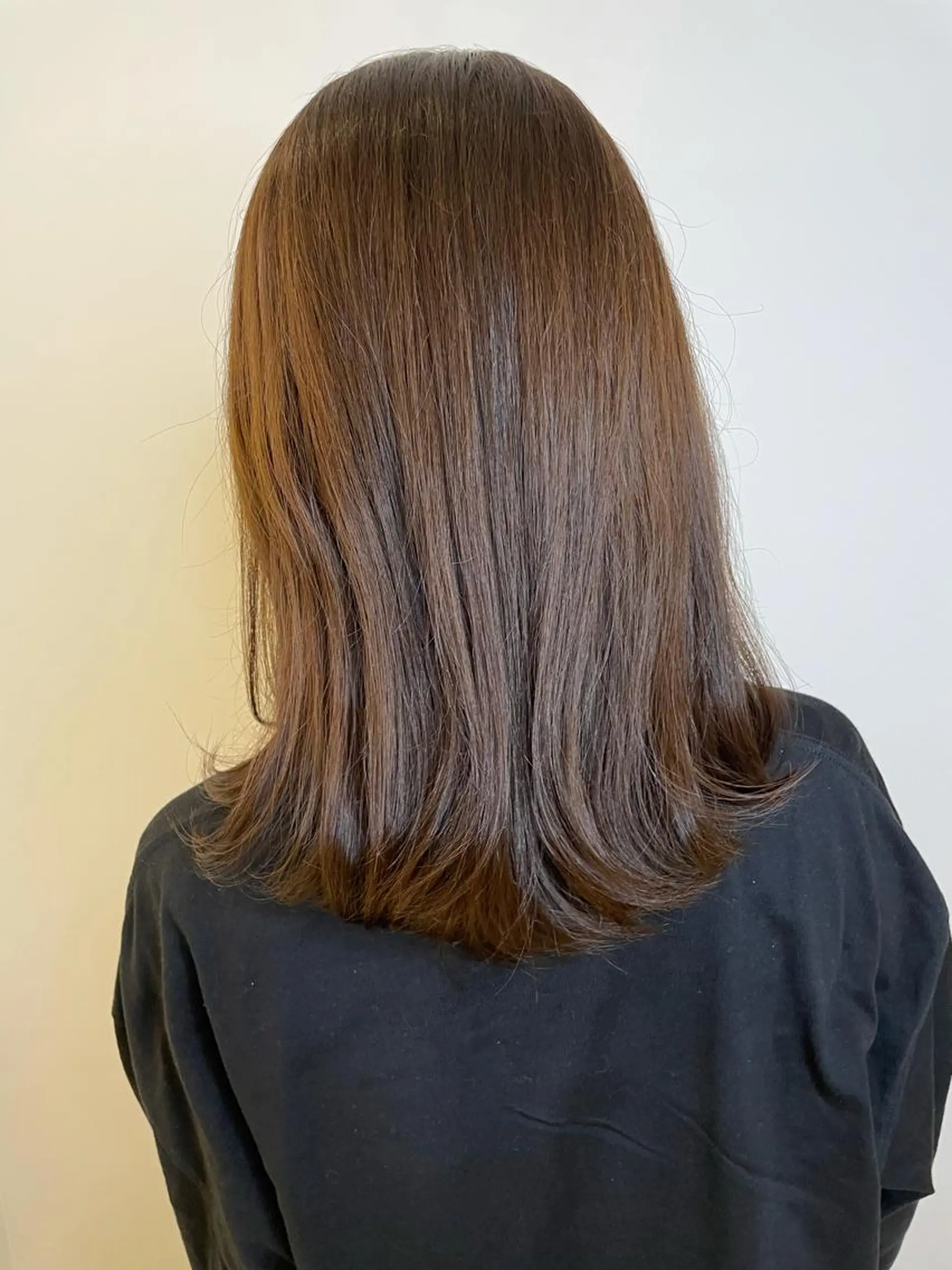 セミロング シンカ 表参道のヘアスタイル