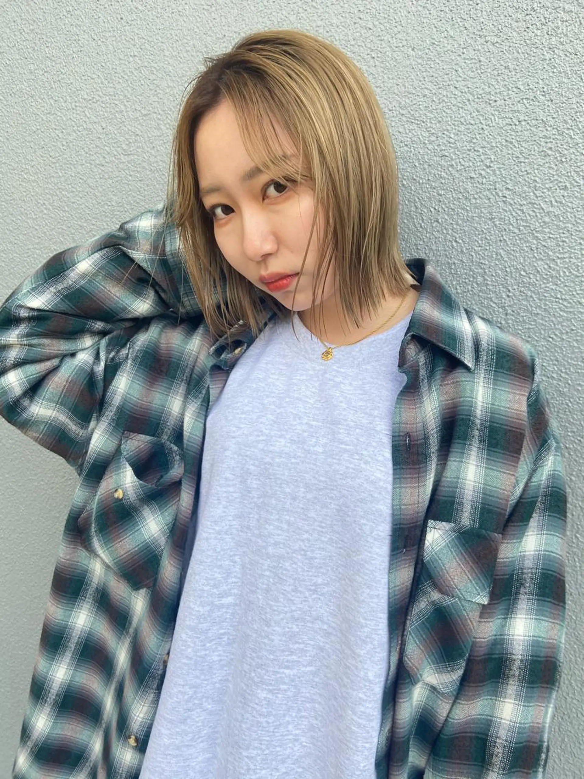 ショート カラー ハイトーンカラー ヘアカラー トリートメント Pia hair Design Yakuin所属・松尾太樹 【pia】福岡美容室のヘアスタイル