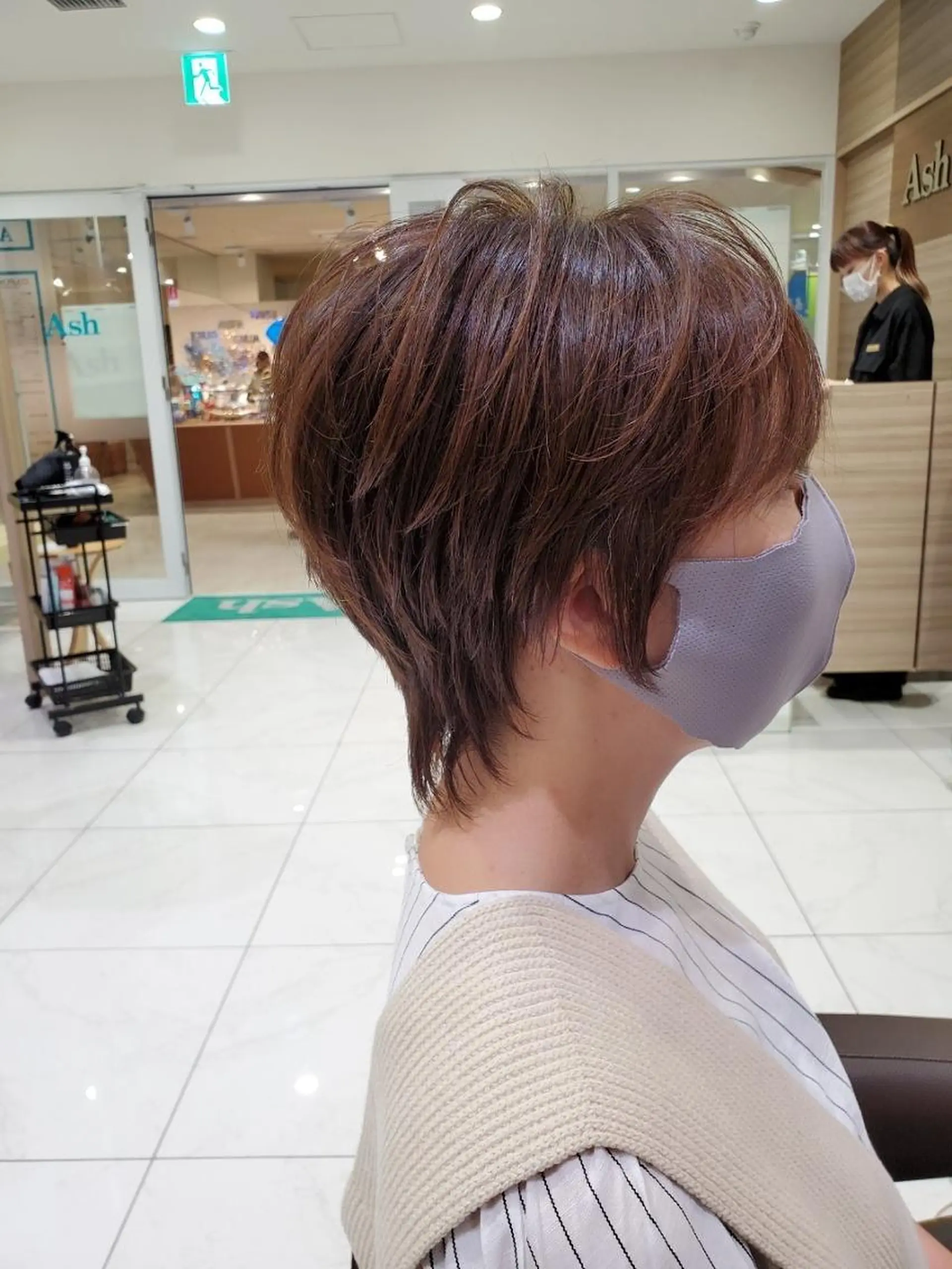 ショート カラー カット ヘアカラー Ash 津田沼店のヘアスタイル