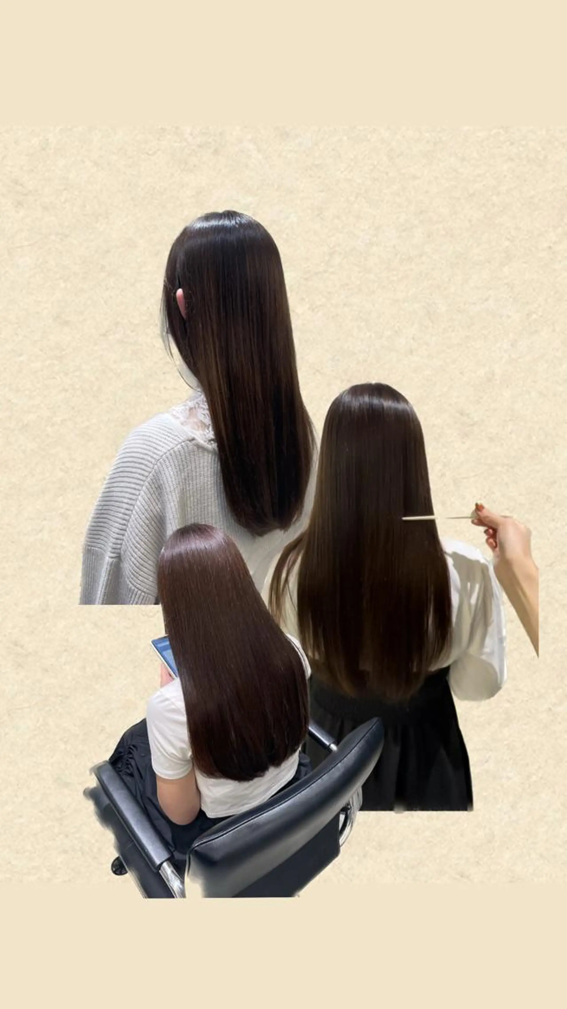 パーマ ストレートパーマ 安達 萌花のヘアスタイル