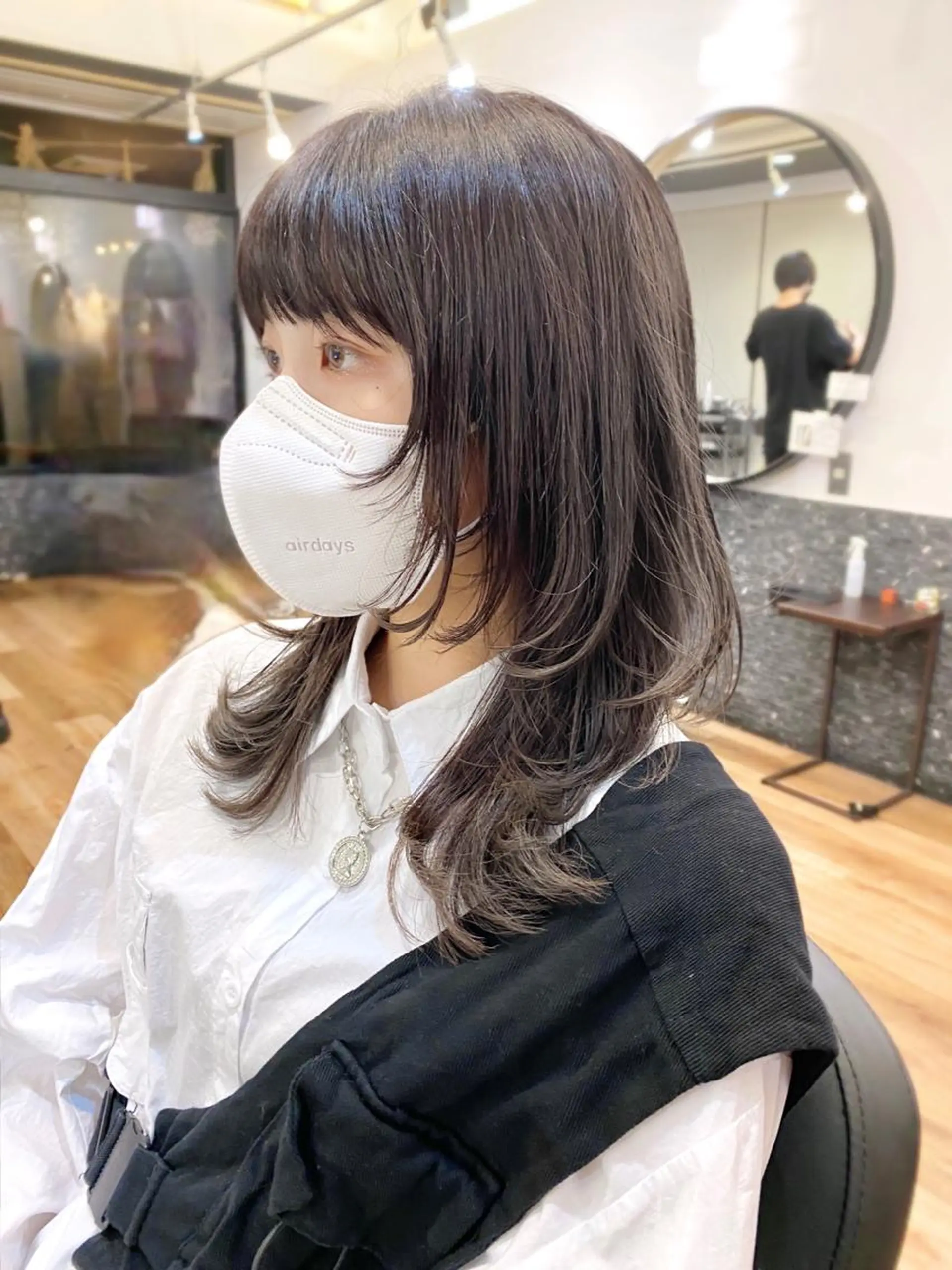 セミロング ウルフカット 似合わせレイヤー 🇰🇷荒木洋文のヘアスタイル