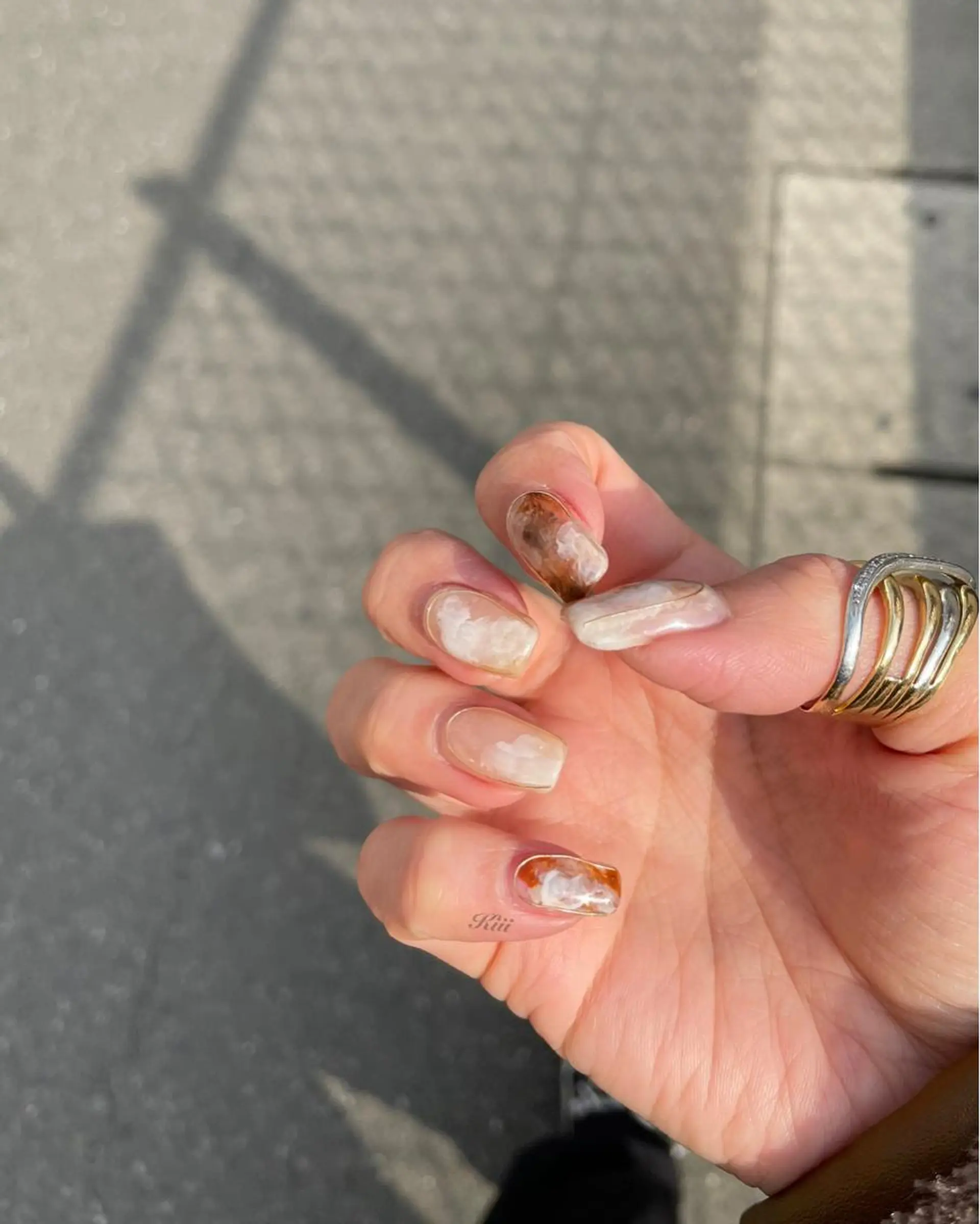 ネイル ハンドネイル フットネイル kiii.__ ✴︎*のネイルデザイン