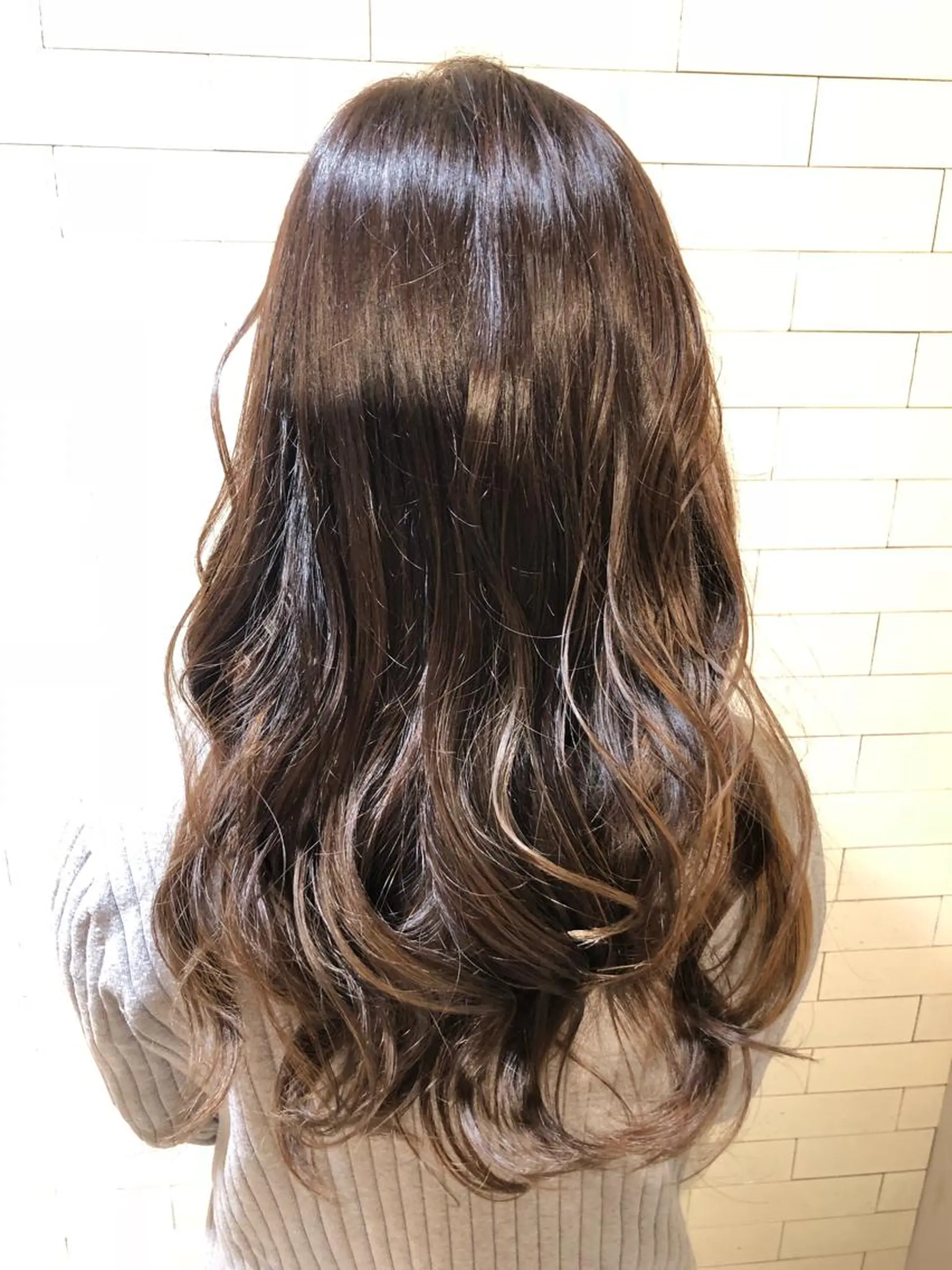 ロング カラー ヘアアレンジ ハイライトカラー イルミナカラー ハイライト トリートメント カット ヘアカラー トリートメント レイヤー×ヘッドスパ *保田遥*のヘアスタイル