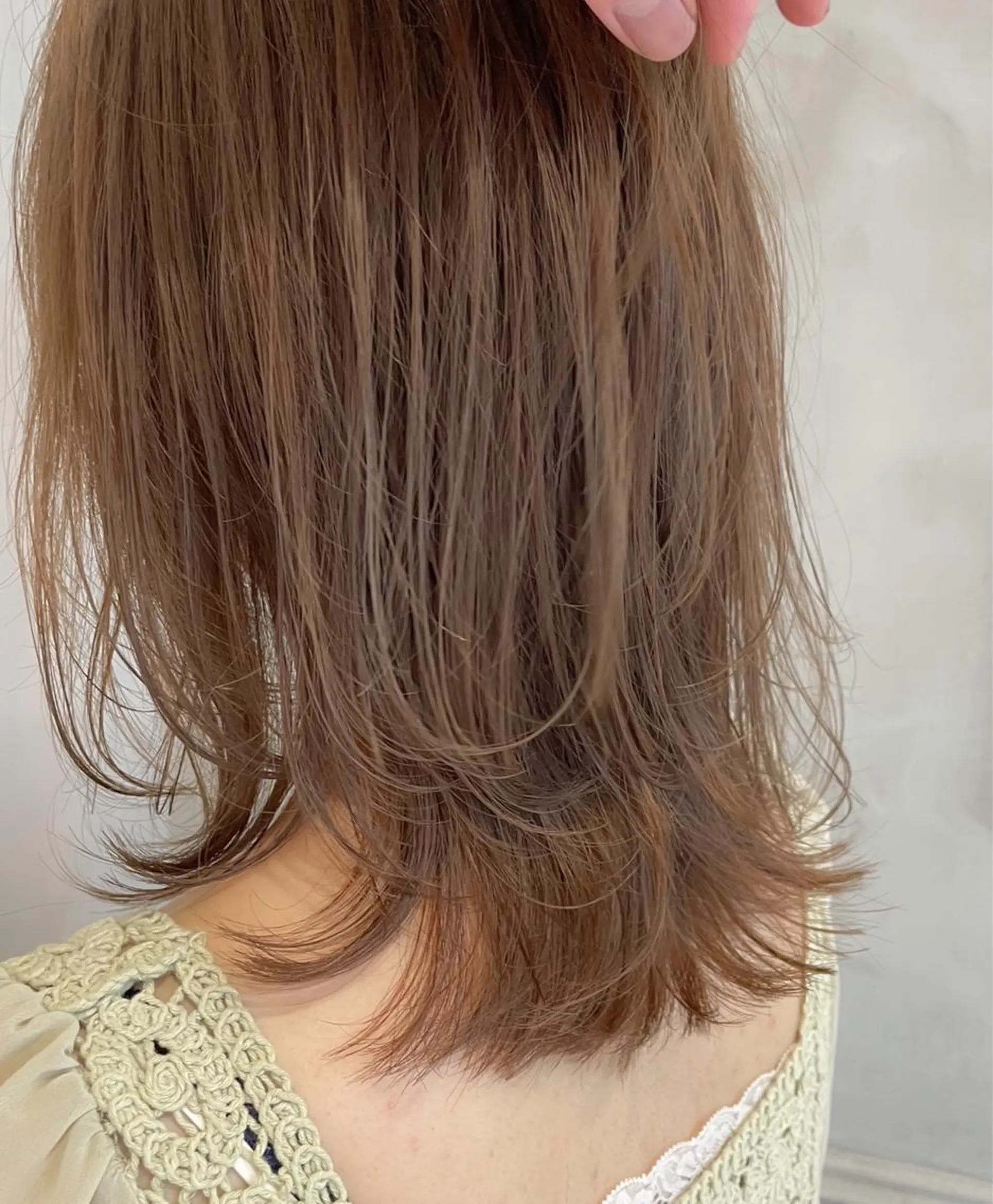 ミディアム ラベンダーベージュ 【赤坂】髪質改善✨ 矢口嵩人のヘアスタイル