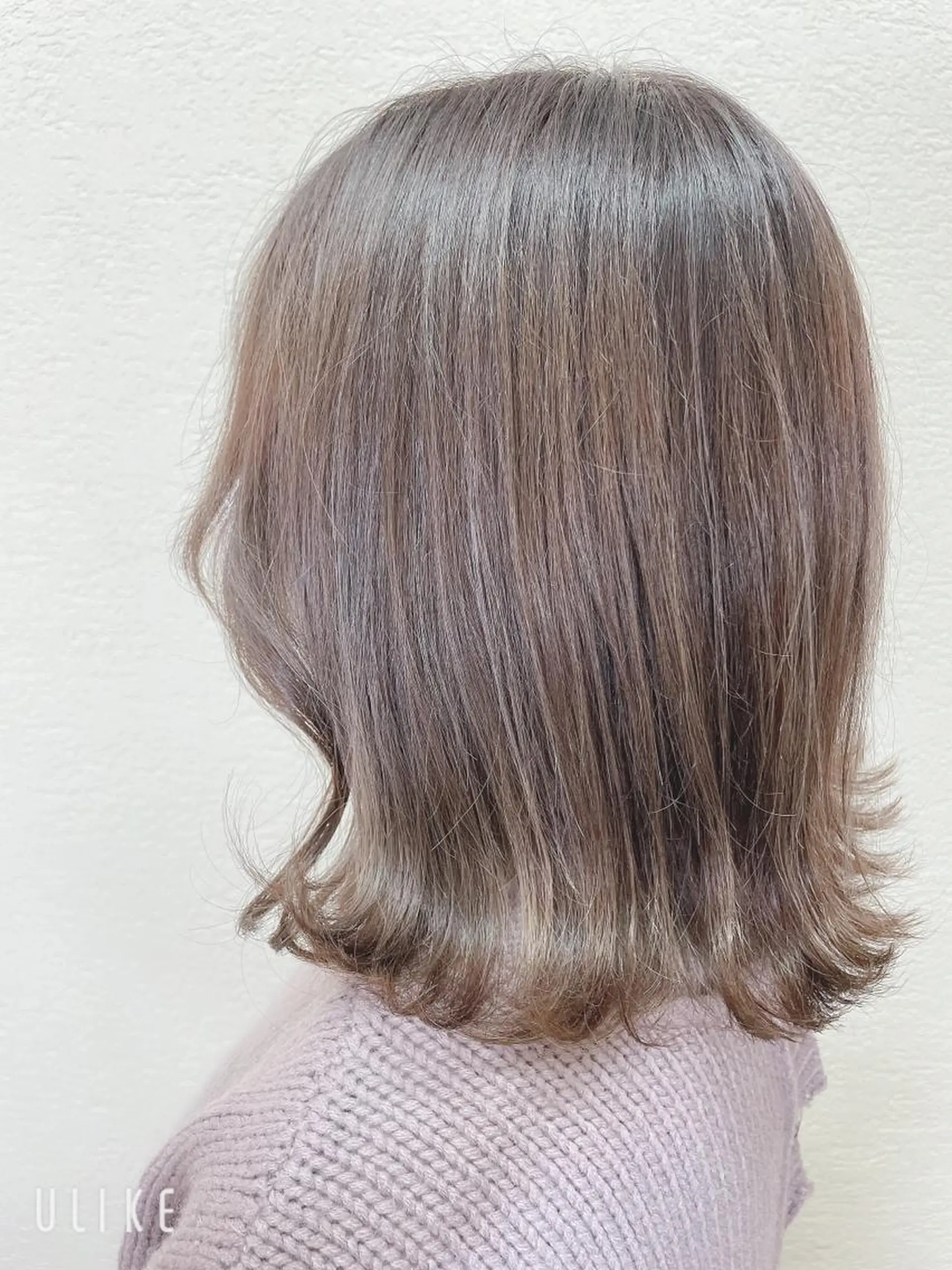 セミロング カラー グレージュ バイオレットカラー バイオレットグレージュ ヘアカラー ❣️モードケイズ塚口 和田一将のヘアスタイル
