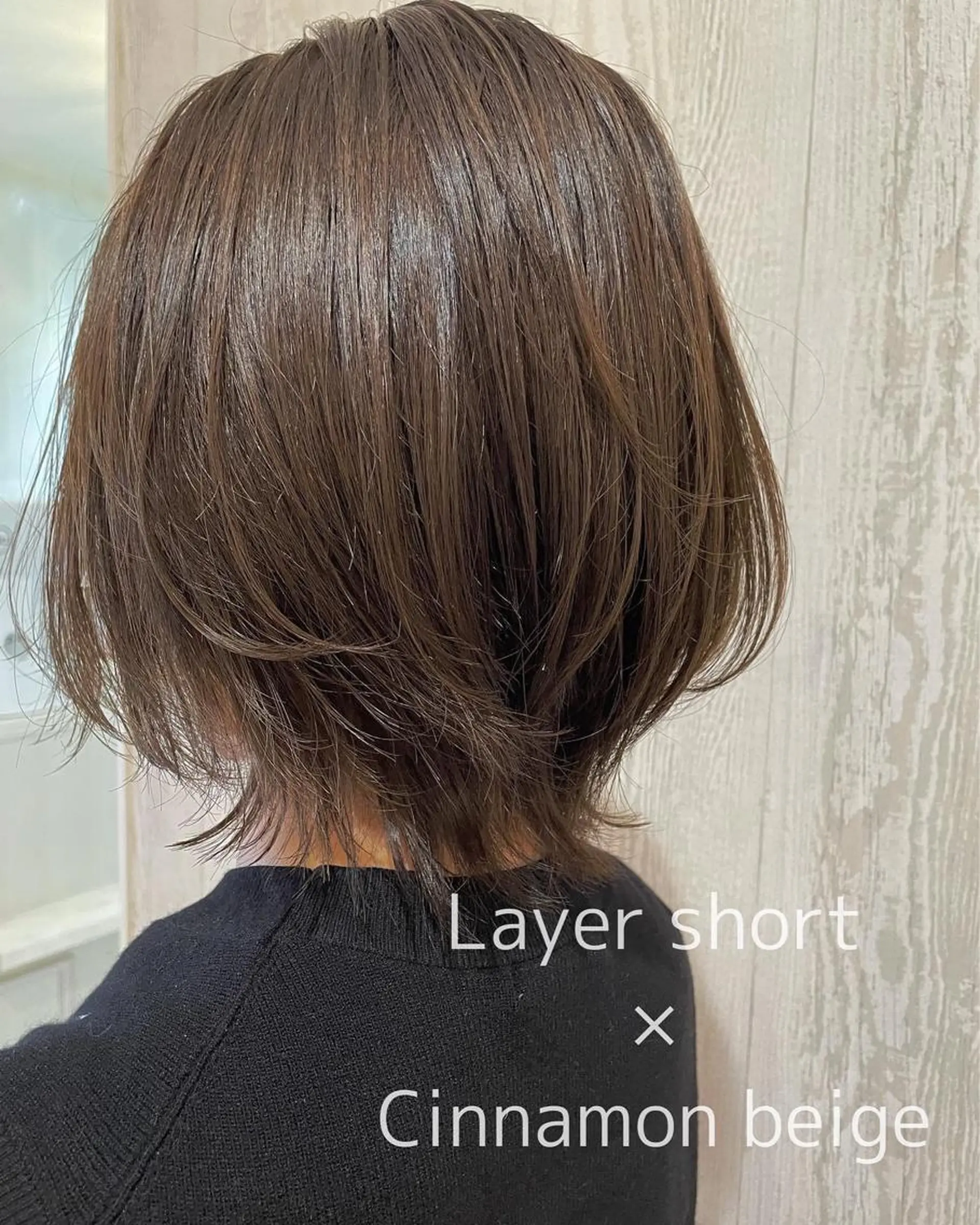 ショート カラー ショートレイヤー アッシュ ベージュカラー 透明感カラー 外国人風カラー カット ヘアカラー トリートメント 河合秀明/ショート /ボブ/レイヤーのヘアスタイル