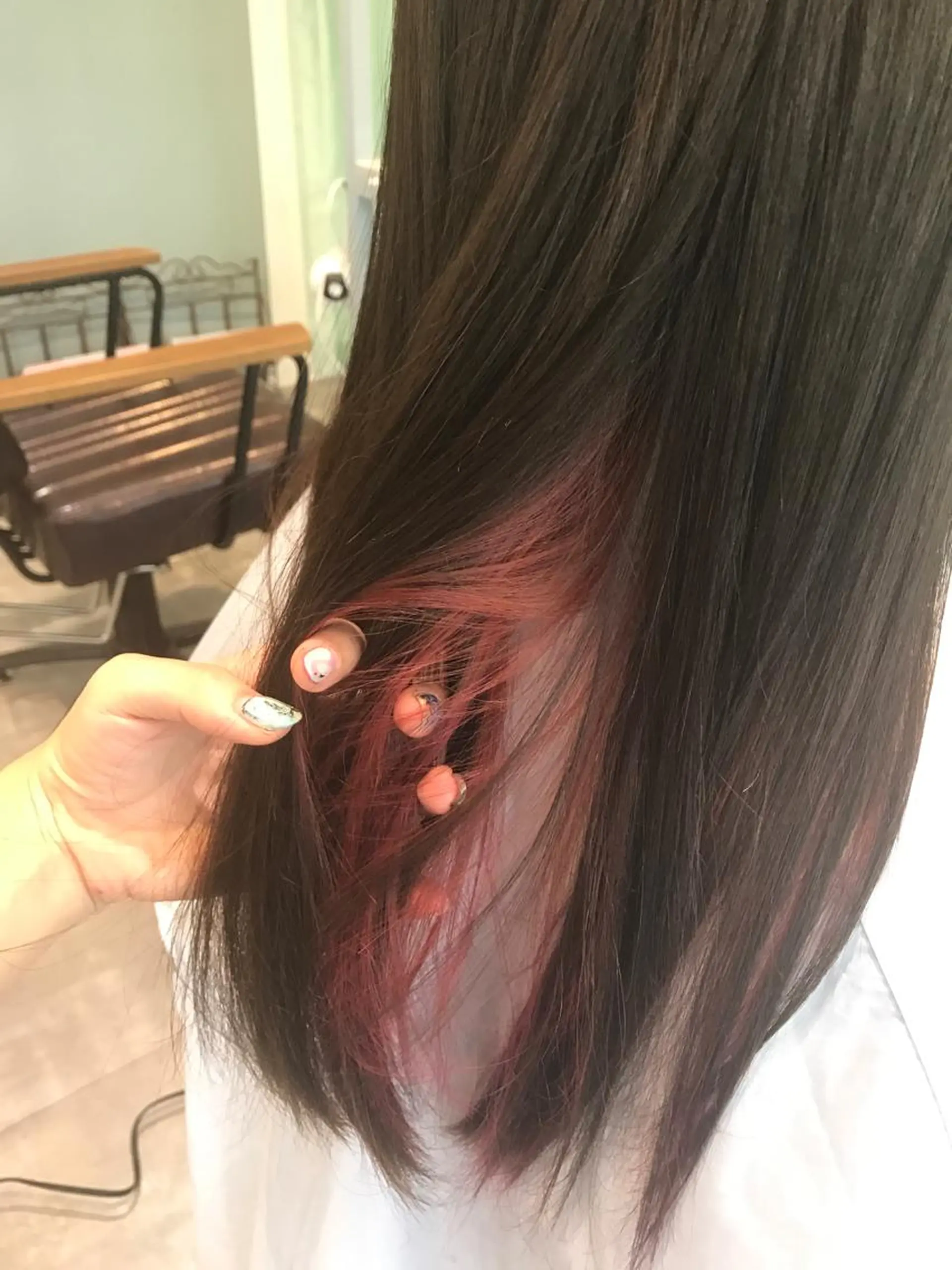 ロング カラー ヤマナカ エリカのヘアスタイル