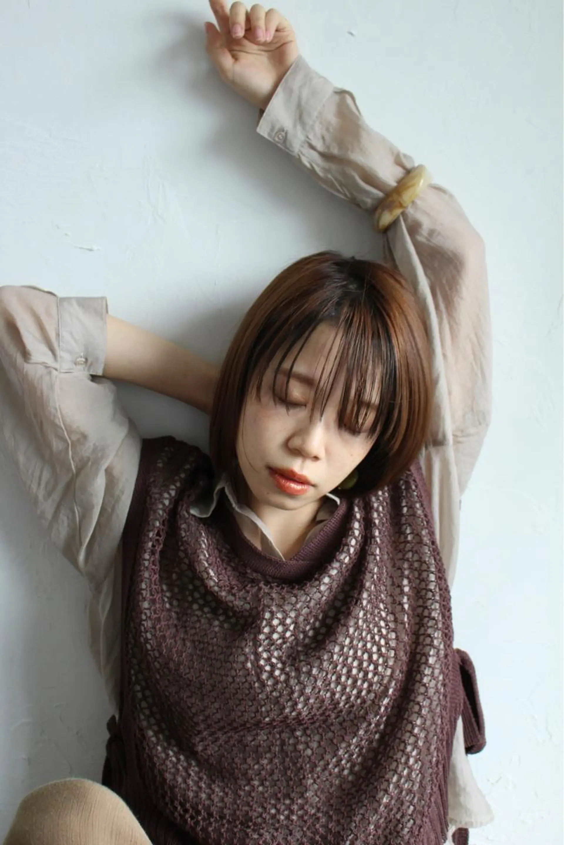 ショート カラー カット ヘアカラー トリートメント 大野 あさみのヘアスタイル