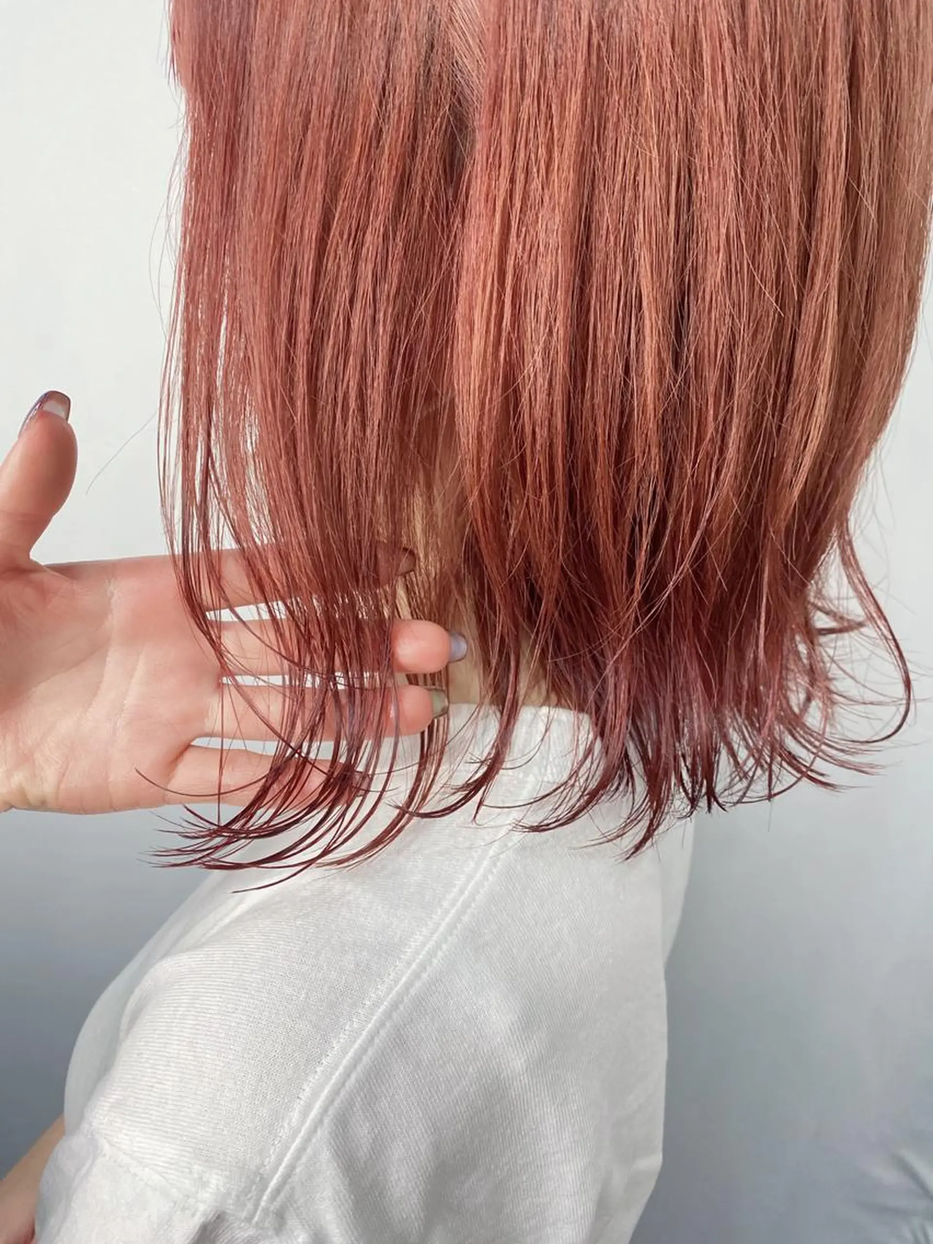 ミディアム カラー ヘアアレンジ ヘアカラー Hatanaka Airiのヘアスタイル