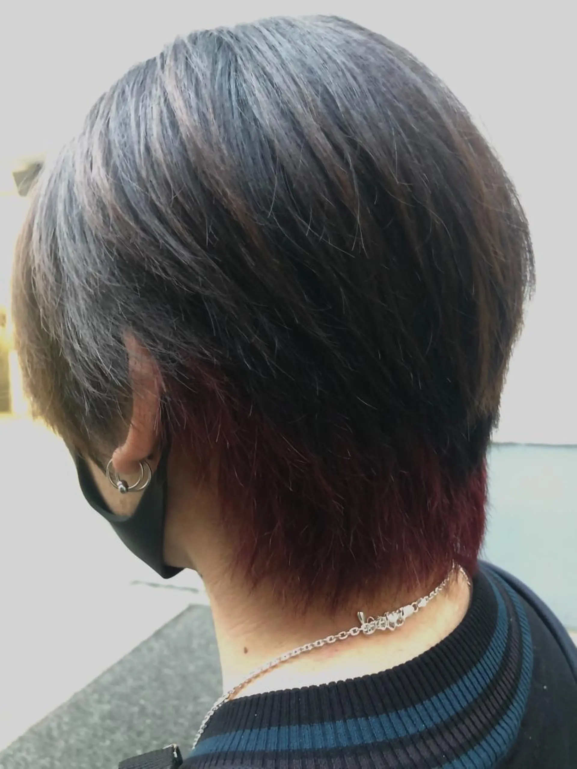 ショート メンズ メンズインナーカラー 佐々木陸斗 ショート&メンズのヘアスタイル