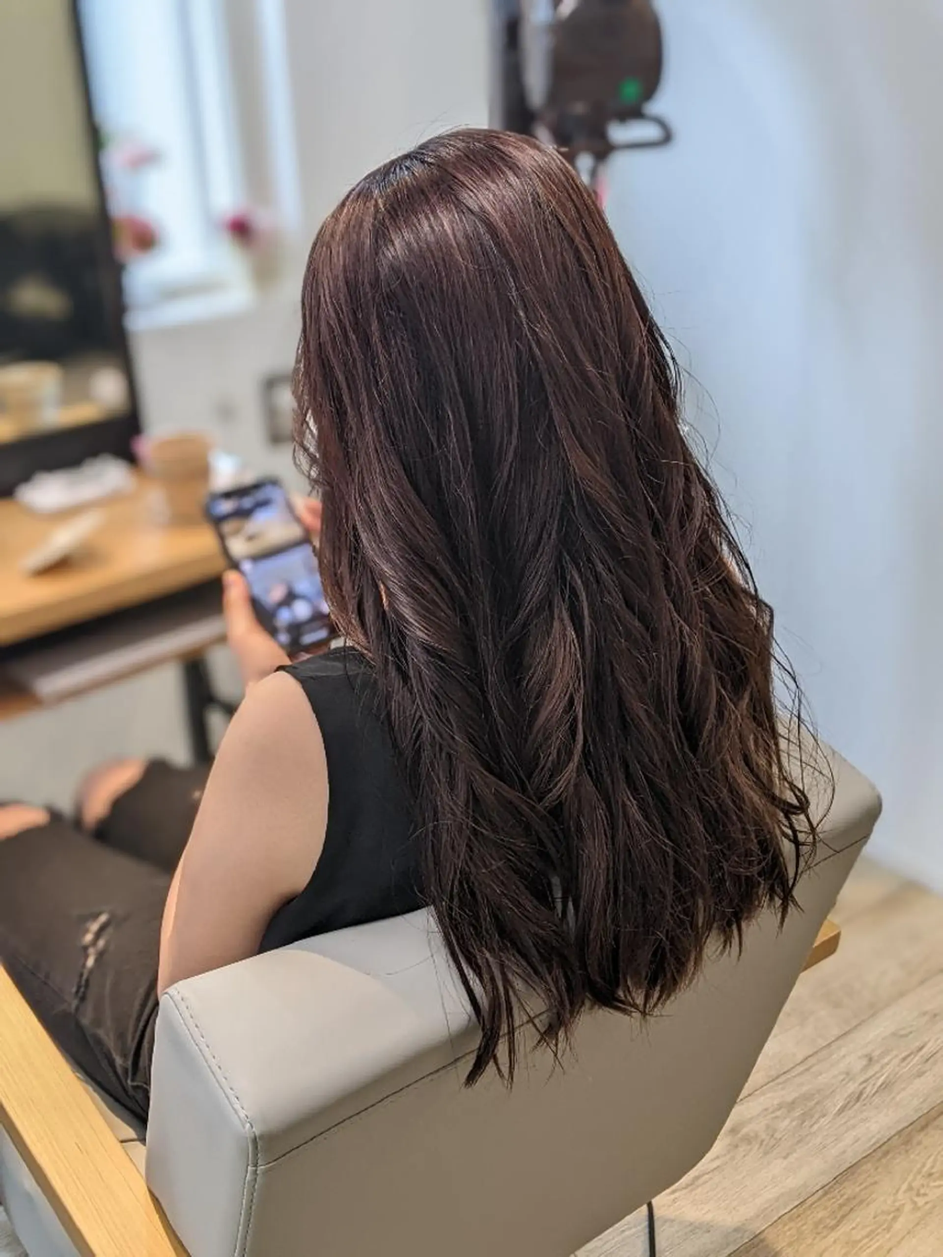 ロング カラー ヘアアレンジ ハイライトカラー ハイライト Kokeshi/吹上 /Rymlhairのヘアスタイル