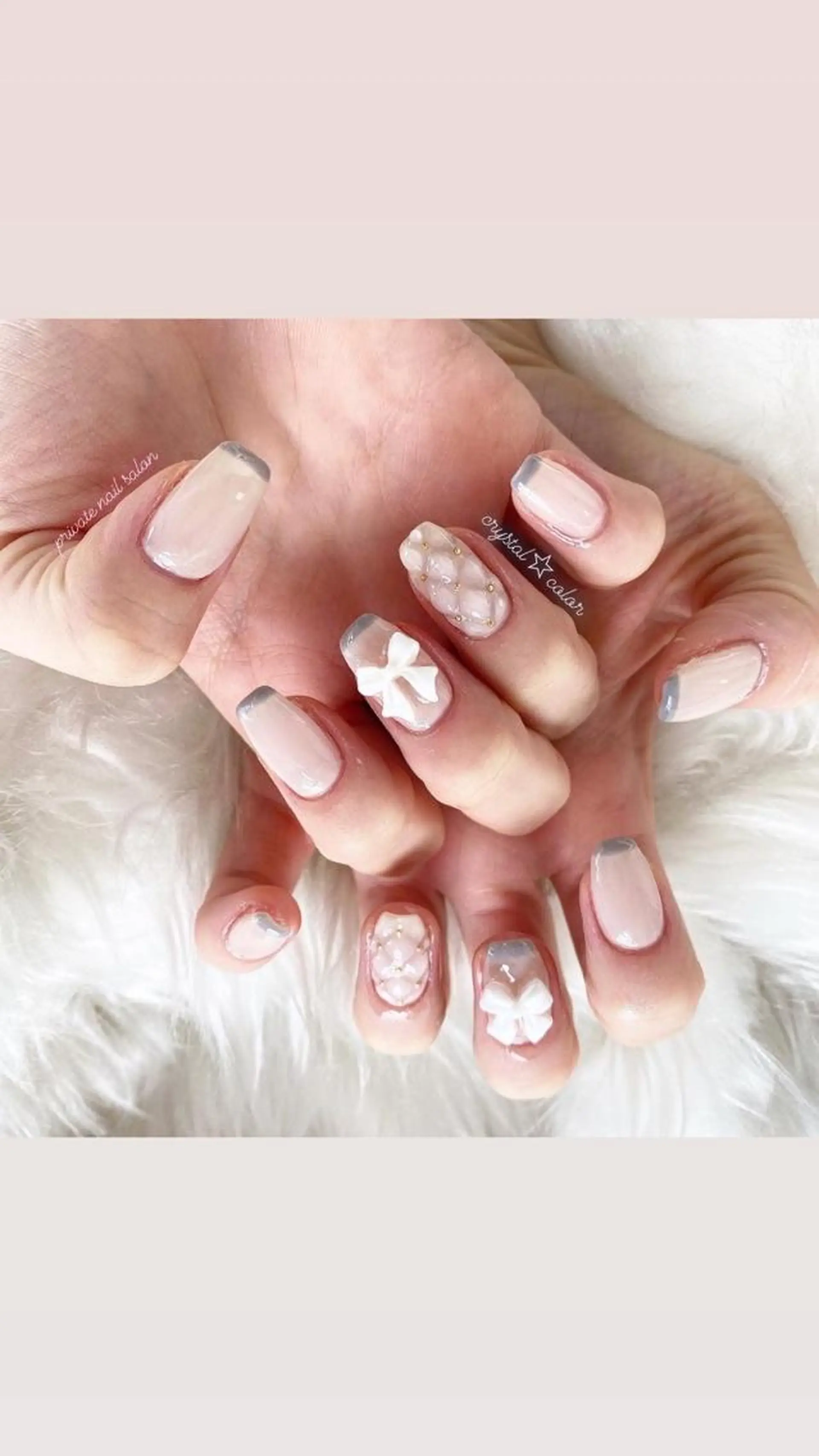 ネイル crystal ⭐︎ colorのネイルデザイン