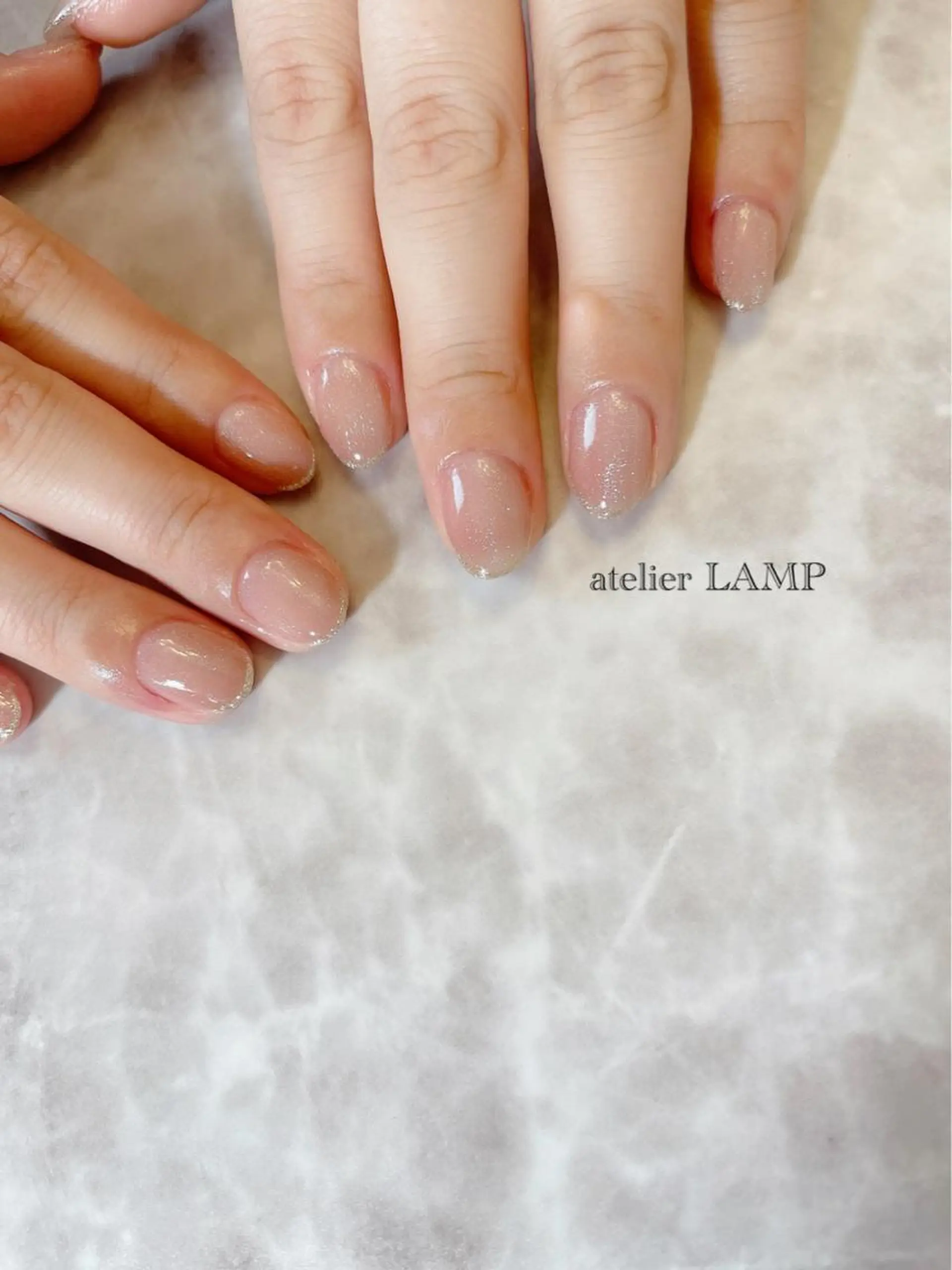 ネイル ラメ(グリッター) マグネットネイル NANA no artのネイルデザイン