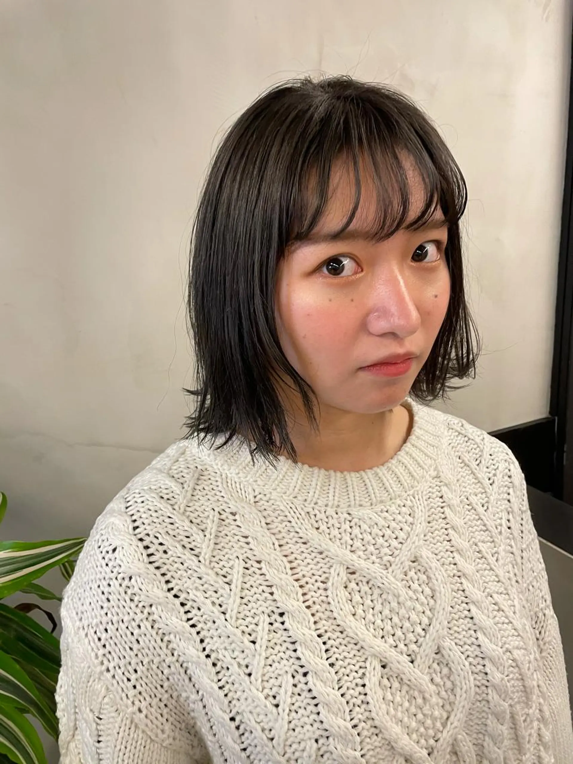 ショート カラー パーマ グレージュ カット ヘアカラー トリートメント tatsumi/ボブ ウルフ/レイヤーのヘアスタイル