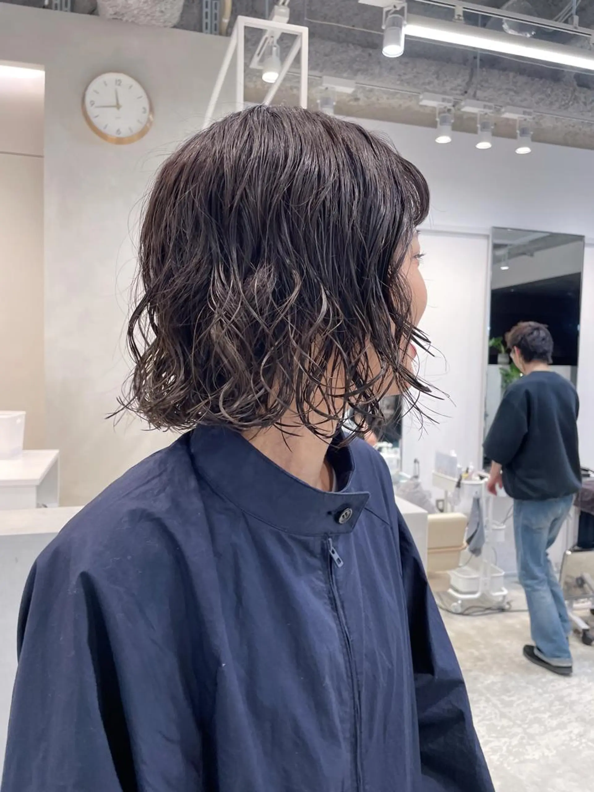 ショート パーマ 青木 優歩のヘアスタイル