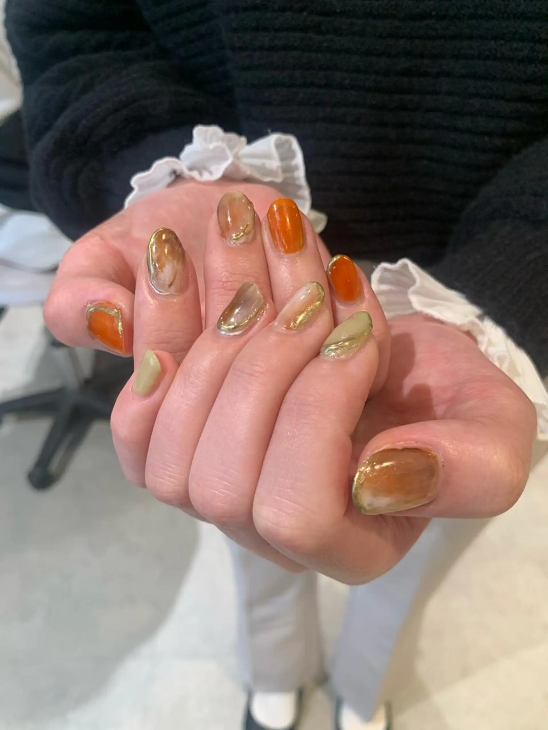 ネイル AO所属・RISAKO 艶髪モテヘア🎀府中のヘアスタイル