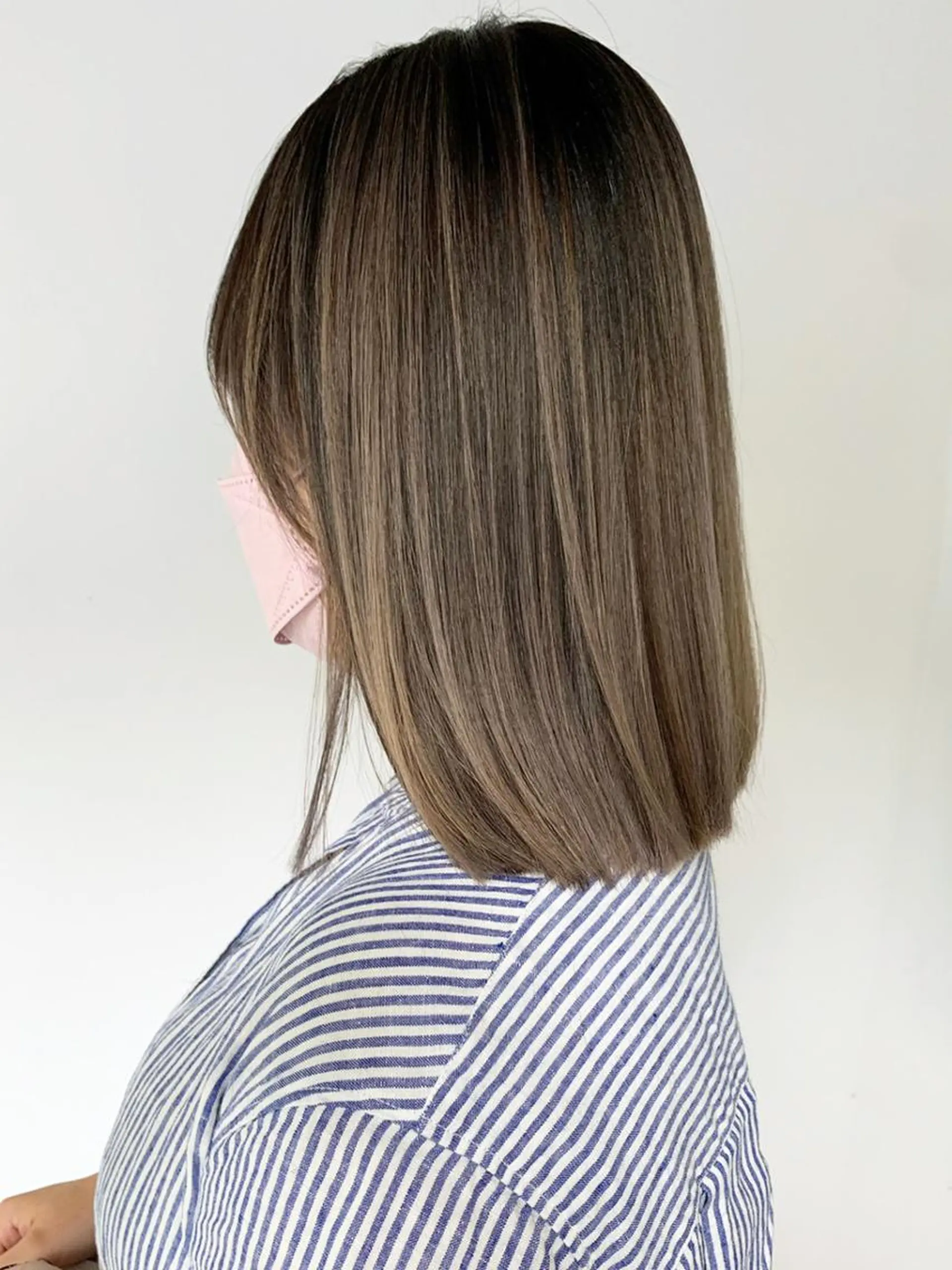 ミディアム パーマ カラー ヘアアレンジ カット ヘアカラー トリートメント ITbyALBUM 中野店のヘアスタイル