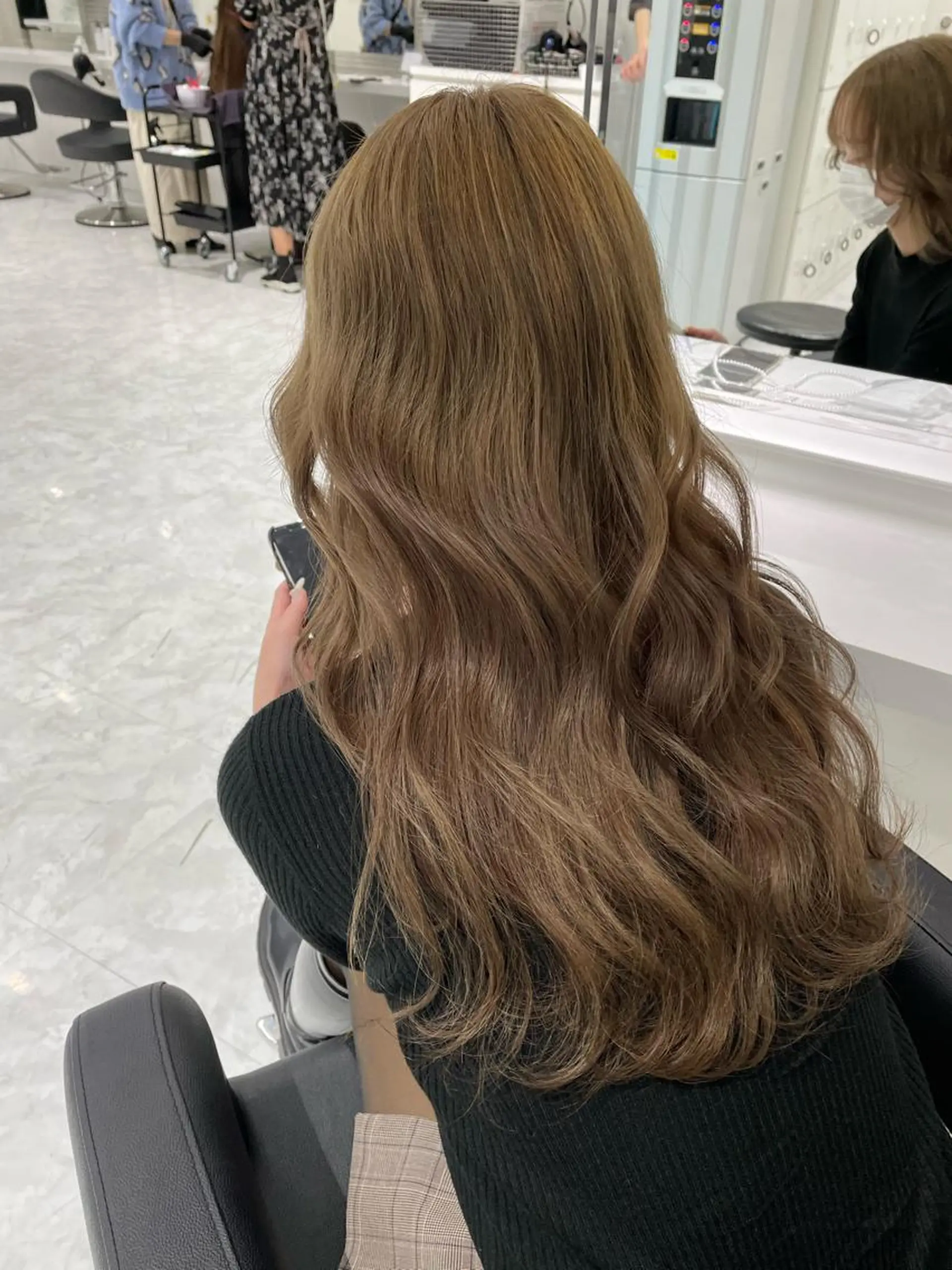 ロング カラー ヘアカラー トリートメント 髪質改善/美髪矯正 艶髪/Takutoのヘアスタイル
