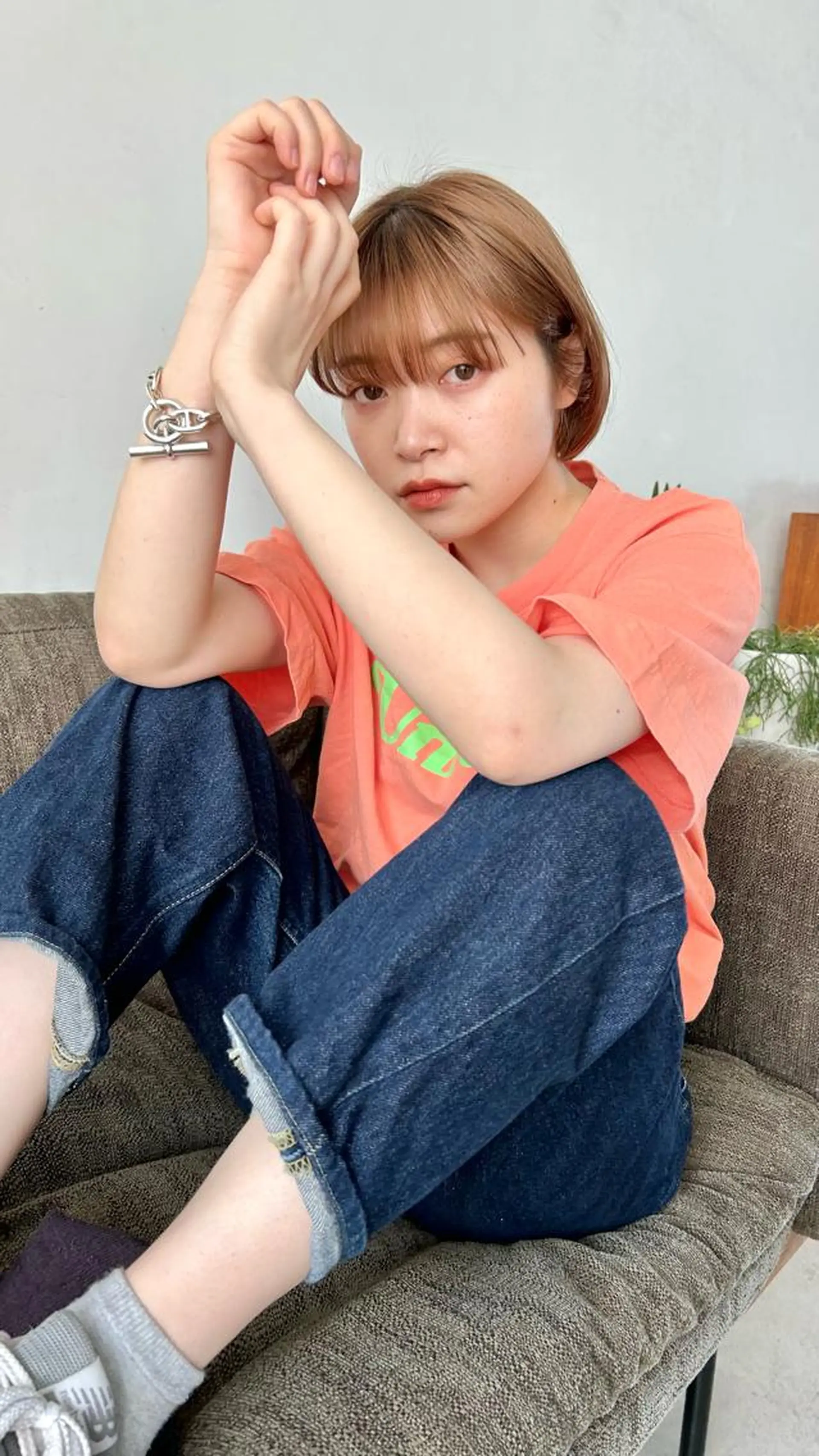 ショート カラー カット ヘアカラー トリートメント 一ノ瀬 暁のヘアスタイル