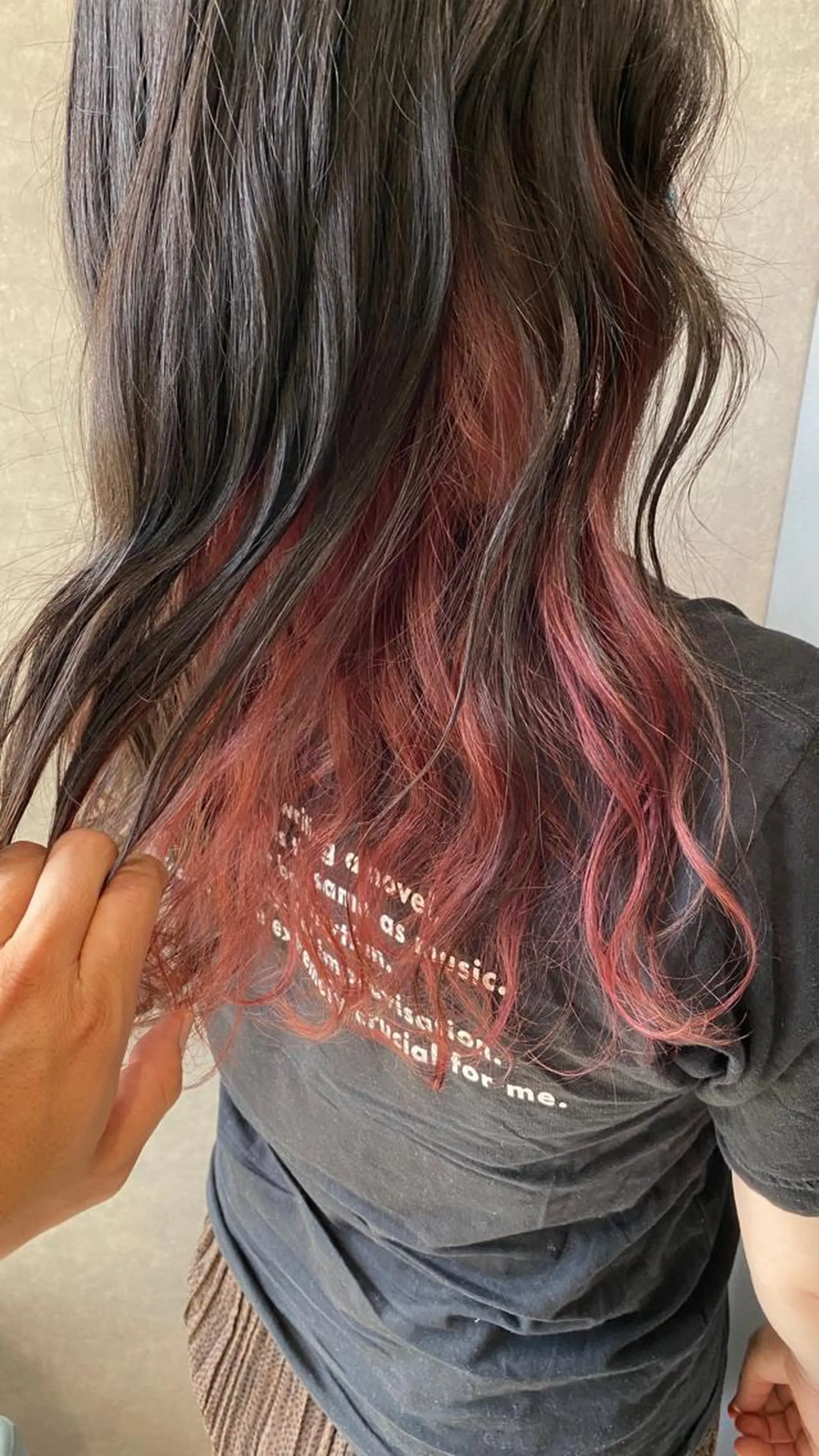 セミロング カラー ブリーチ インナーカラー ヘアカラー Bianca  代表 硲　貴亮【東武練馬】のヘアスタイル