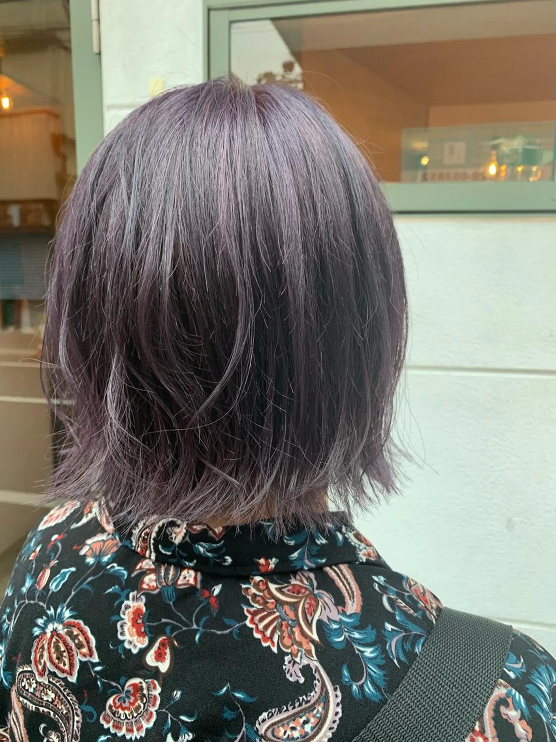 ショート カラー アッシュ ブリーチ ラベンダーカラー ラベンダーアッシュ パープルカラー ヘアカラー Sachiko ❤︎‬Pressのヘアスタイル