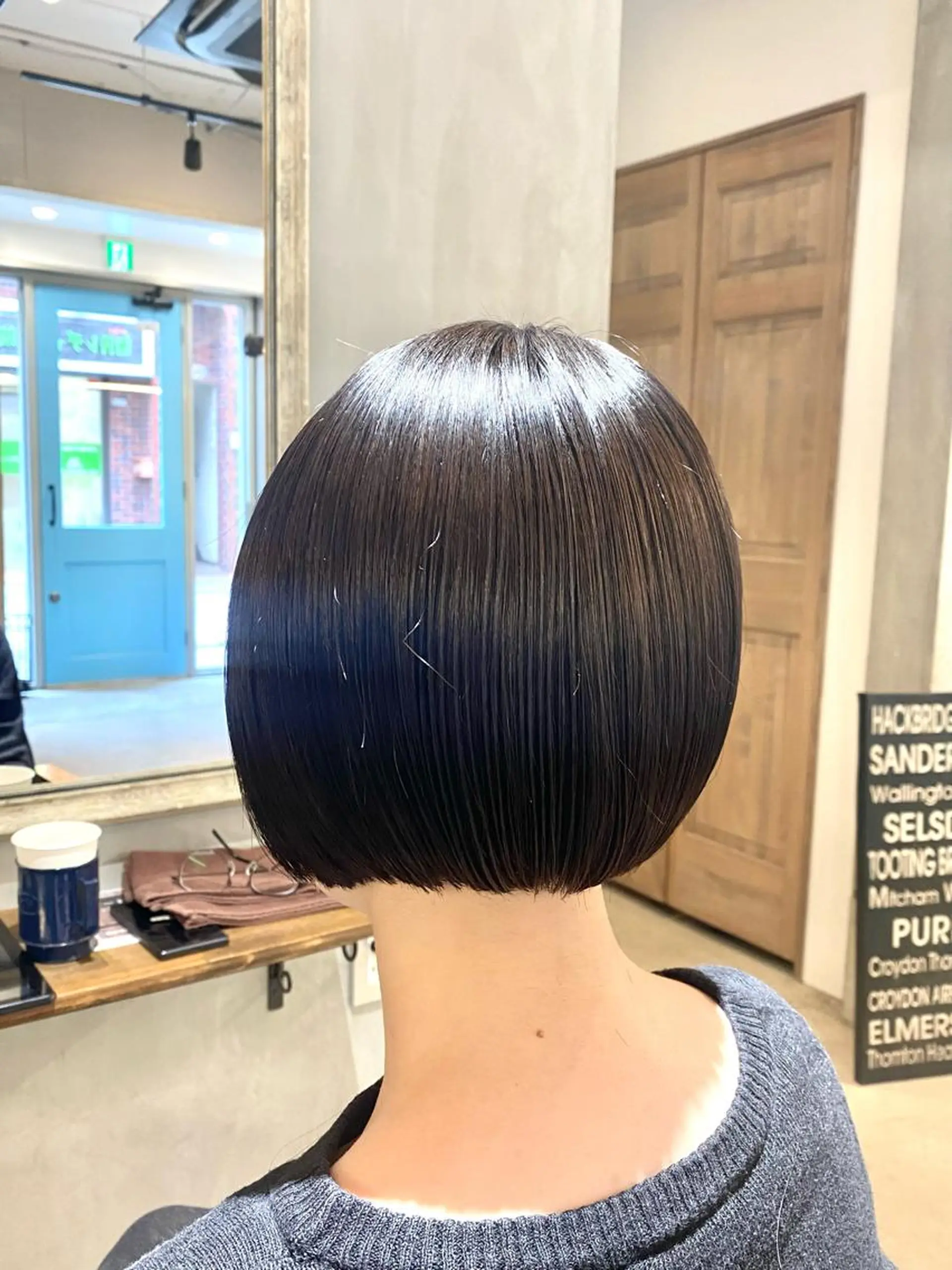 ショート カラー ボブ カット ヘアカラー トリートメント KEN KENのヘアスタイル