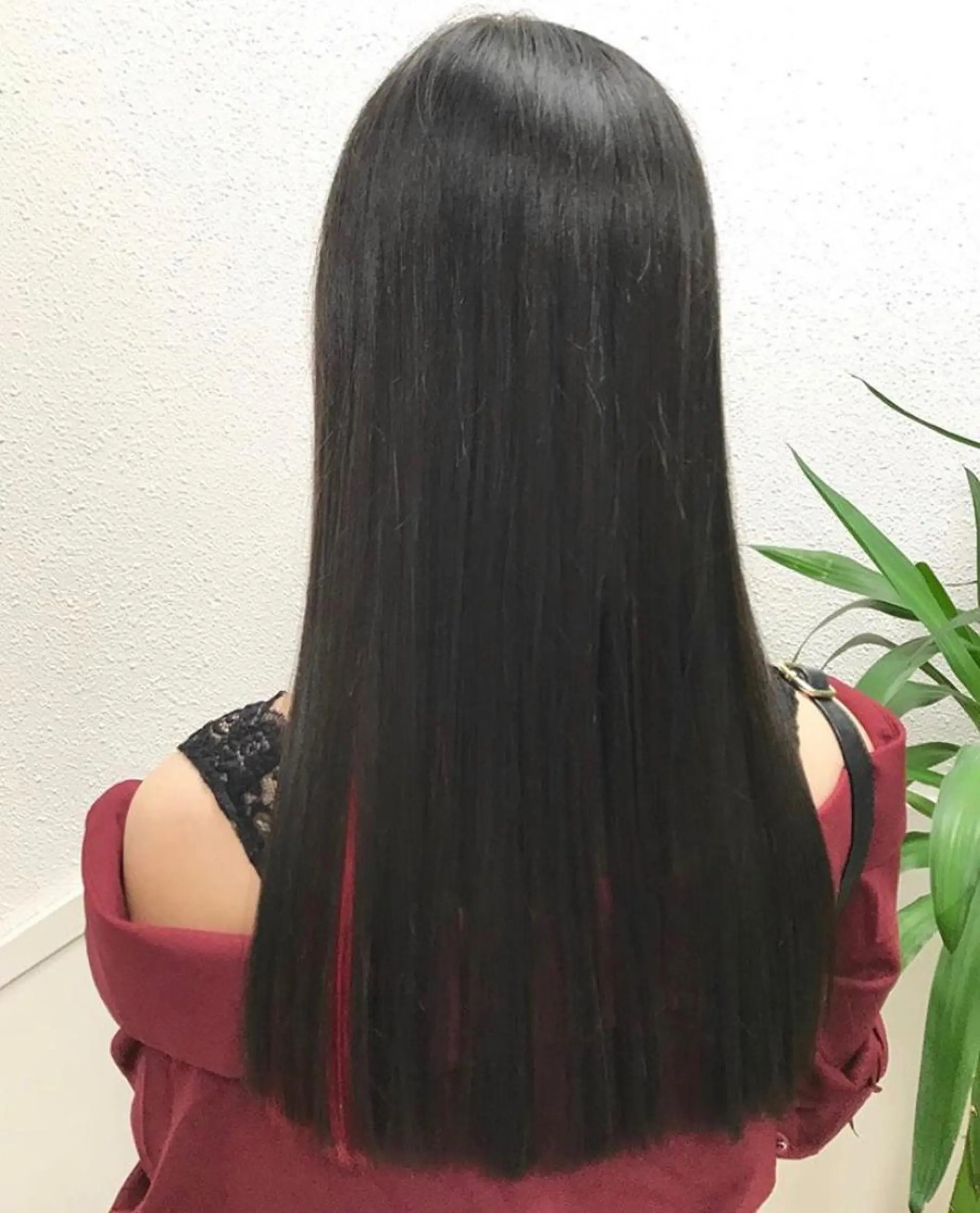 ロング 韓国　縮毛矯正 髪質改善　木村のヘアスタイル