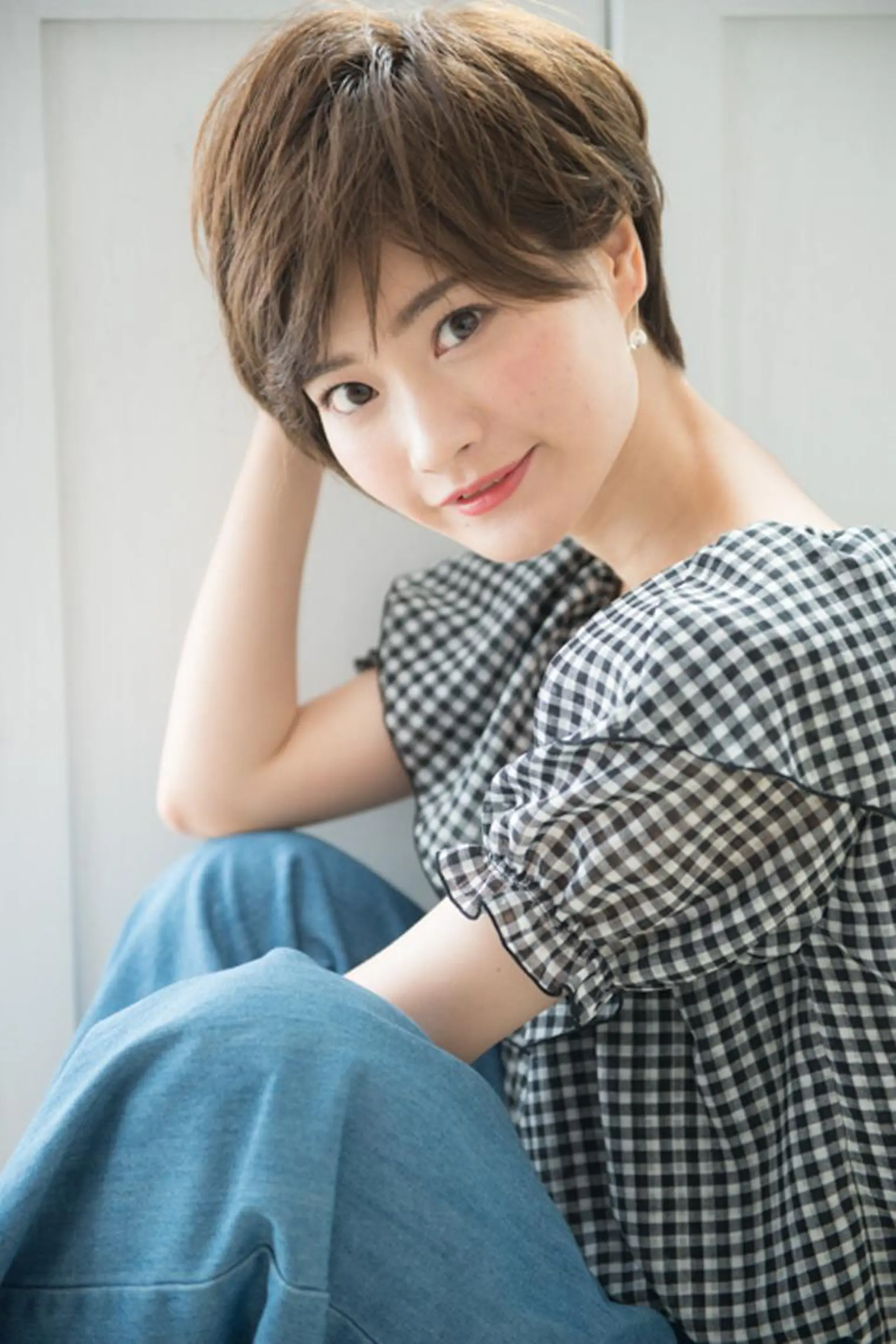 ショート カラー パーマ マツエク・マツパ イルミナカラー 髪質改善ayame 横山諒のヘアスタイル