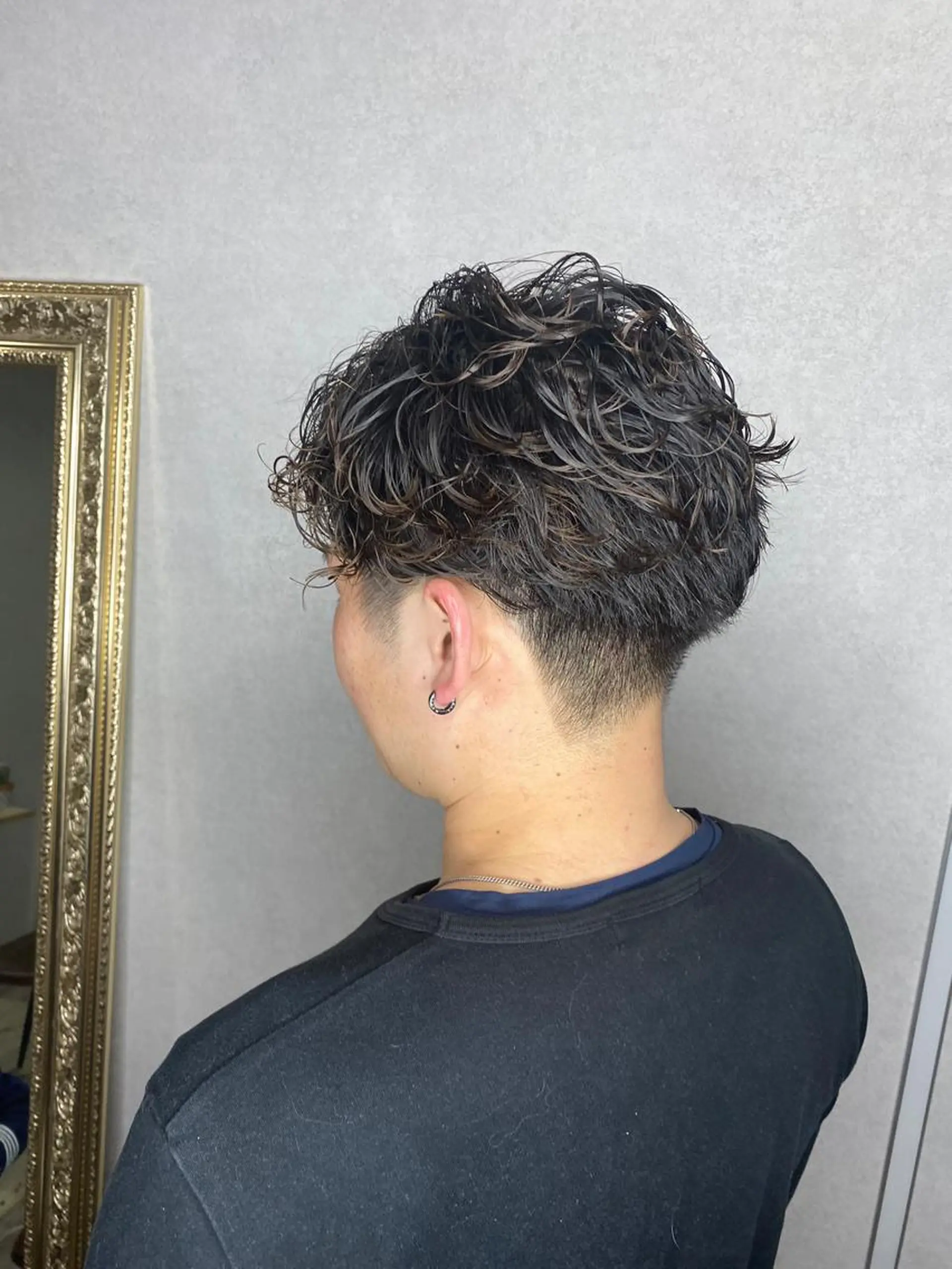 パーマ メンズ メンズ韓国風 カット パーマ Designer EGGのマツエク・マツパデザイン