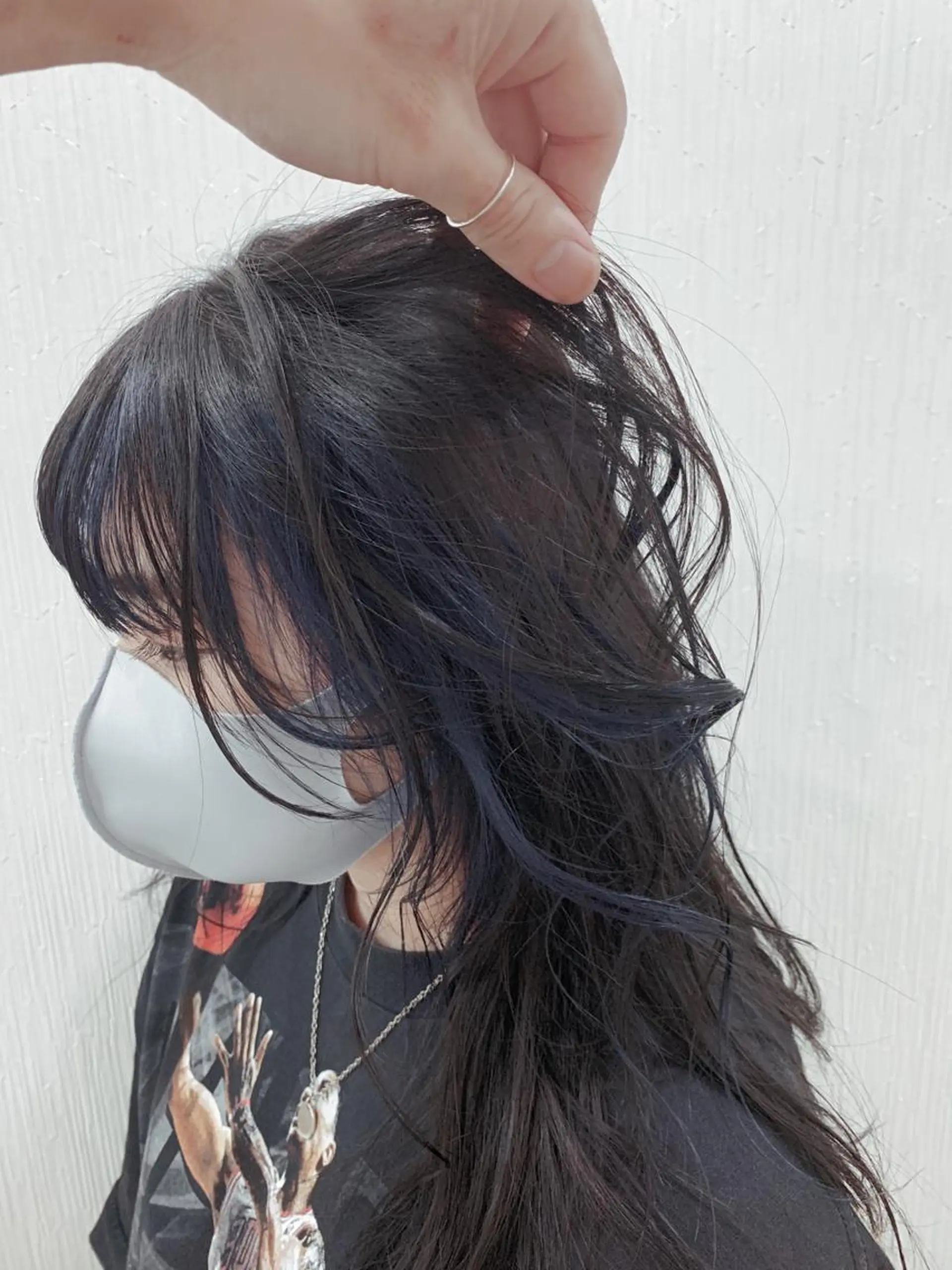 ロング カラー レイヤーカットモデル 募集/藤原一真のヘアスタイル