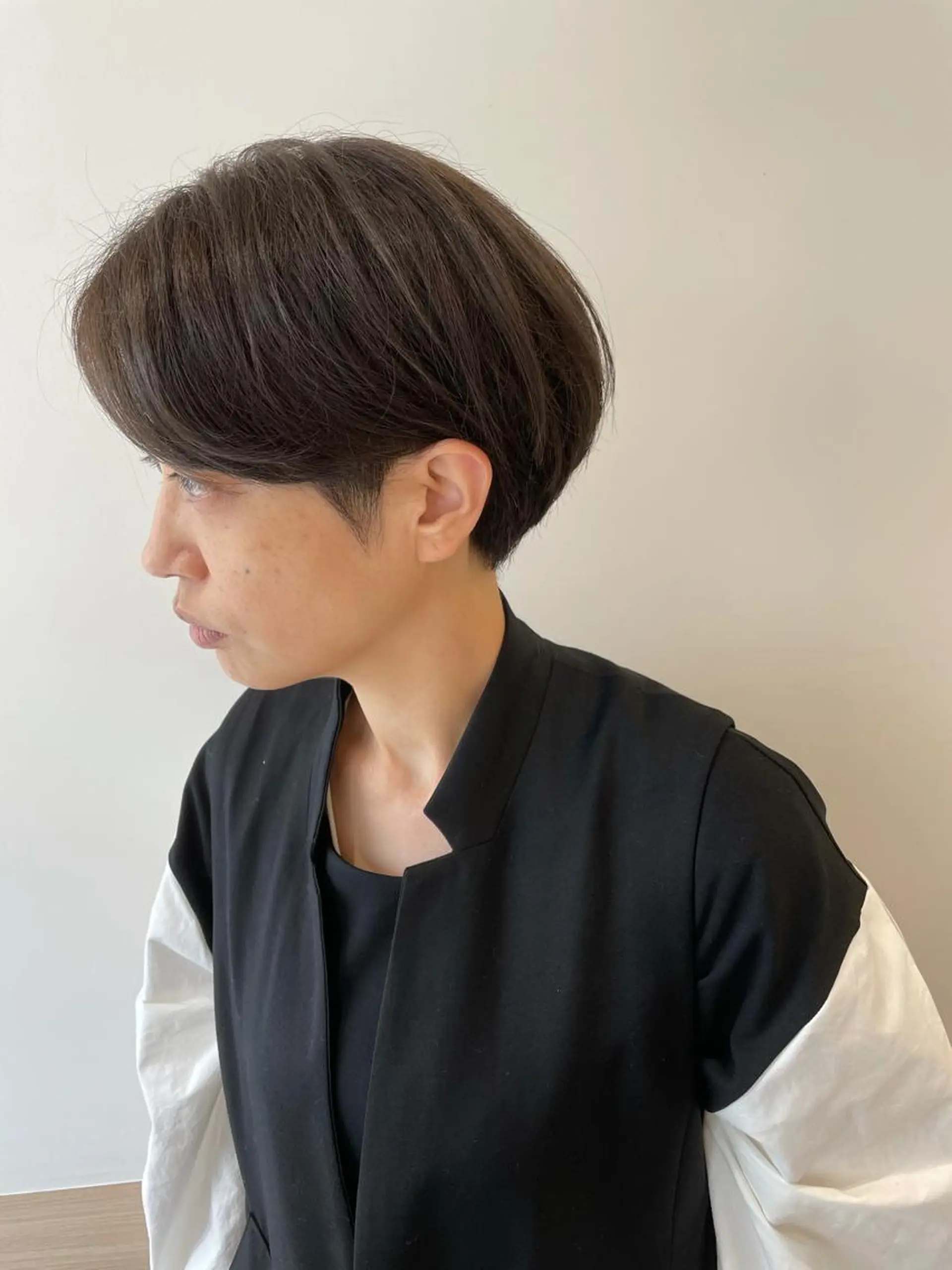 ショート カラー ベリーショート ブラウンカラー デザインカラー マットブラウン オレンジ GO TODAY SHAiRE SALON所属・天野 瑠真のヘアスタイル