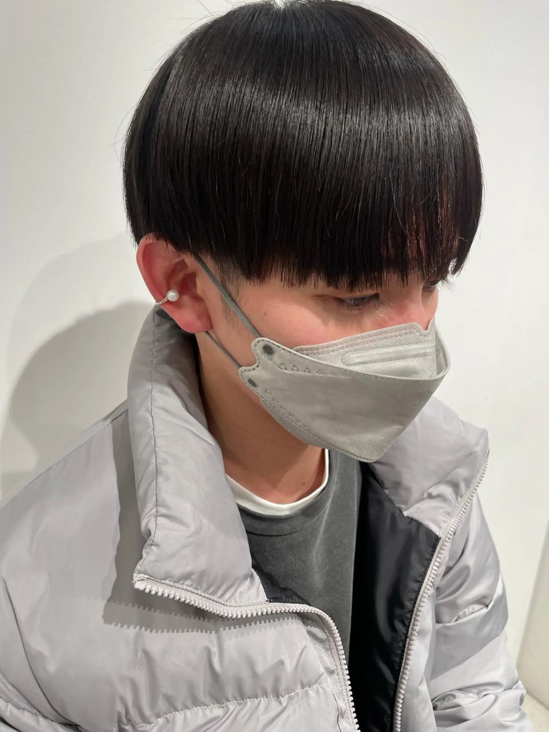 ショート カラー パーマ ヘアアレンジ メンズ パーソナルカラー合わ せたカラー🤍なつみのヘアスタイル