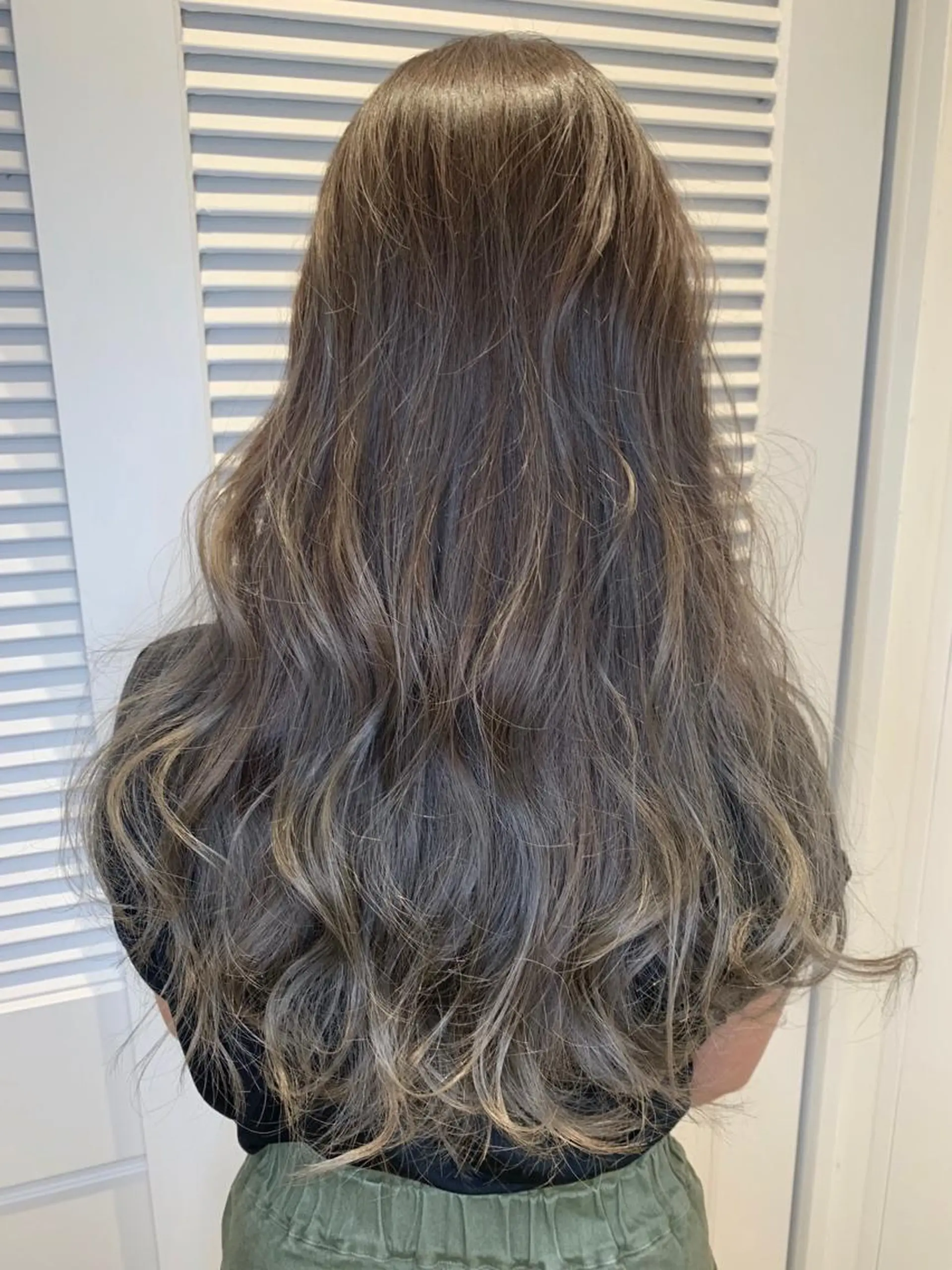 セミロング ヘアカラー トリートメント 渋谷ハイトーン/ デザインカラー阿部のヘアスタイル