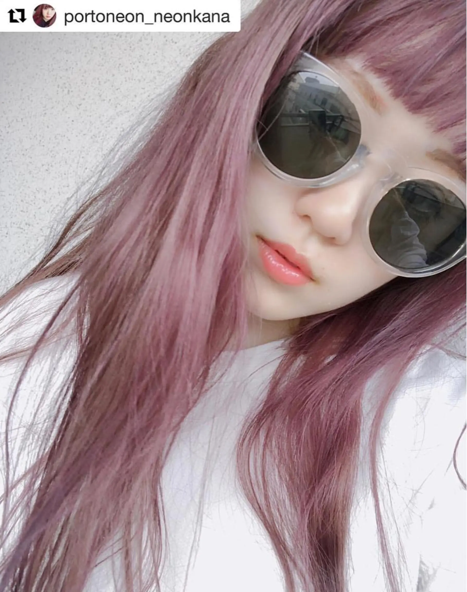 ロング カラー アッシュ ブリーチ ラベンダーカラー ラベンダーアッシュ moana surfriderのヘアスタイル