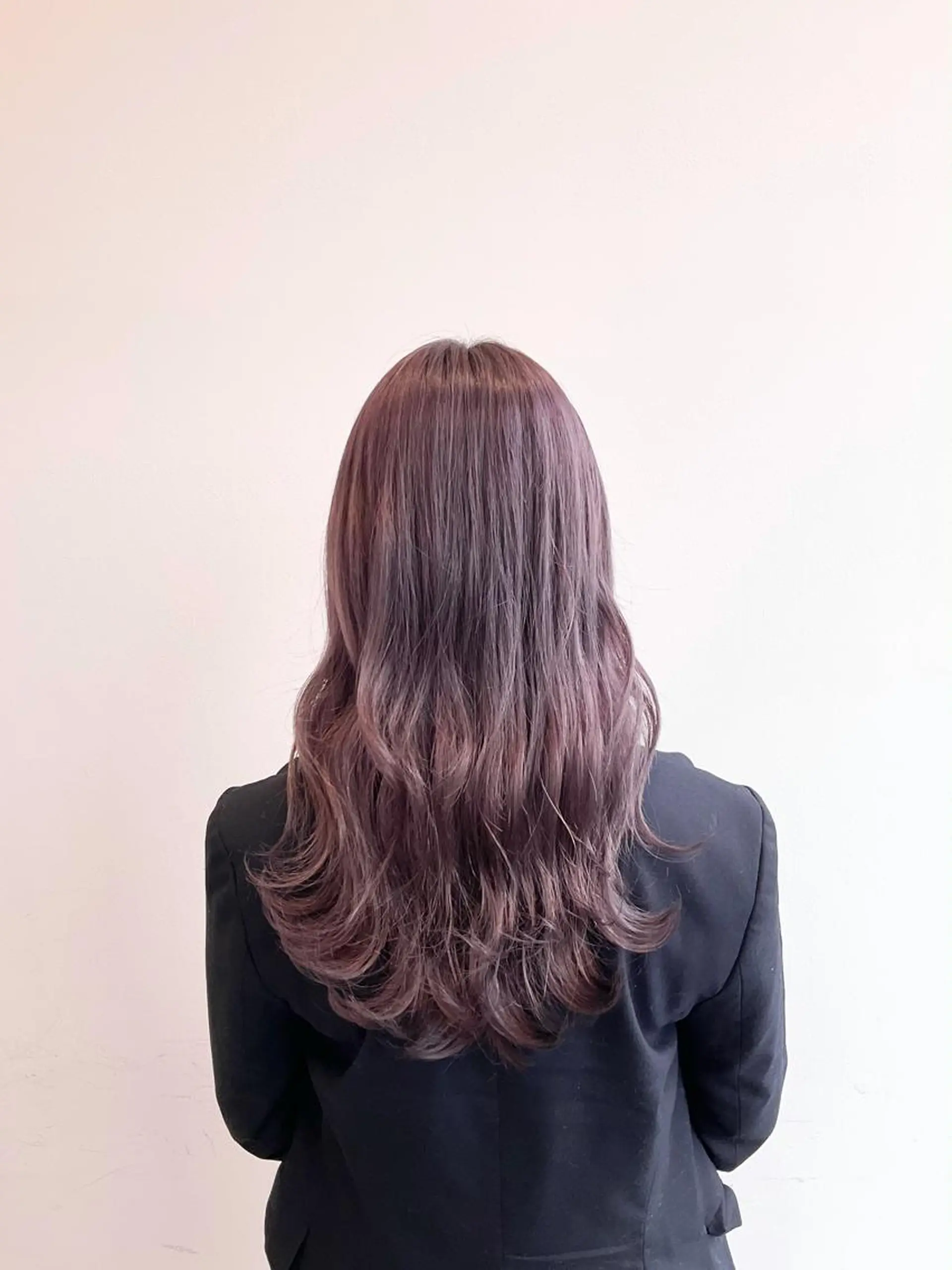 ロング カラー ベージュカラー ピンクカラー ピンクベージュ カット ヘアカラー トリートメント ヘアセット yoshi ☆のヘアスタイル