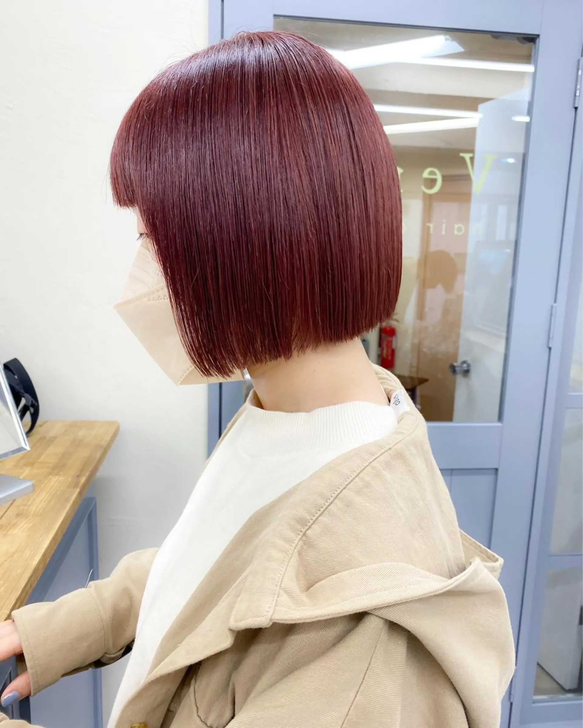 ショート カラー ピンクカラー レイヤー暖色カラー 池袋Yamamotoのヘアスタイル