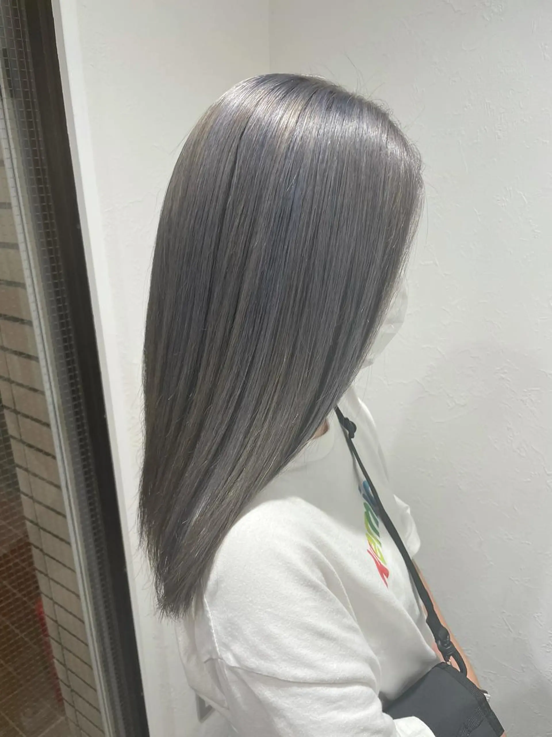 ロング カラー 透明感カラー ラベンダーカラー ヘアカラー 🤍2nd🤍田所 美希のヘアスタイル